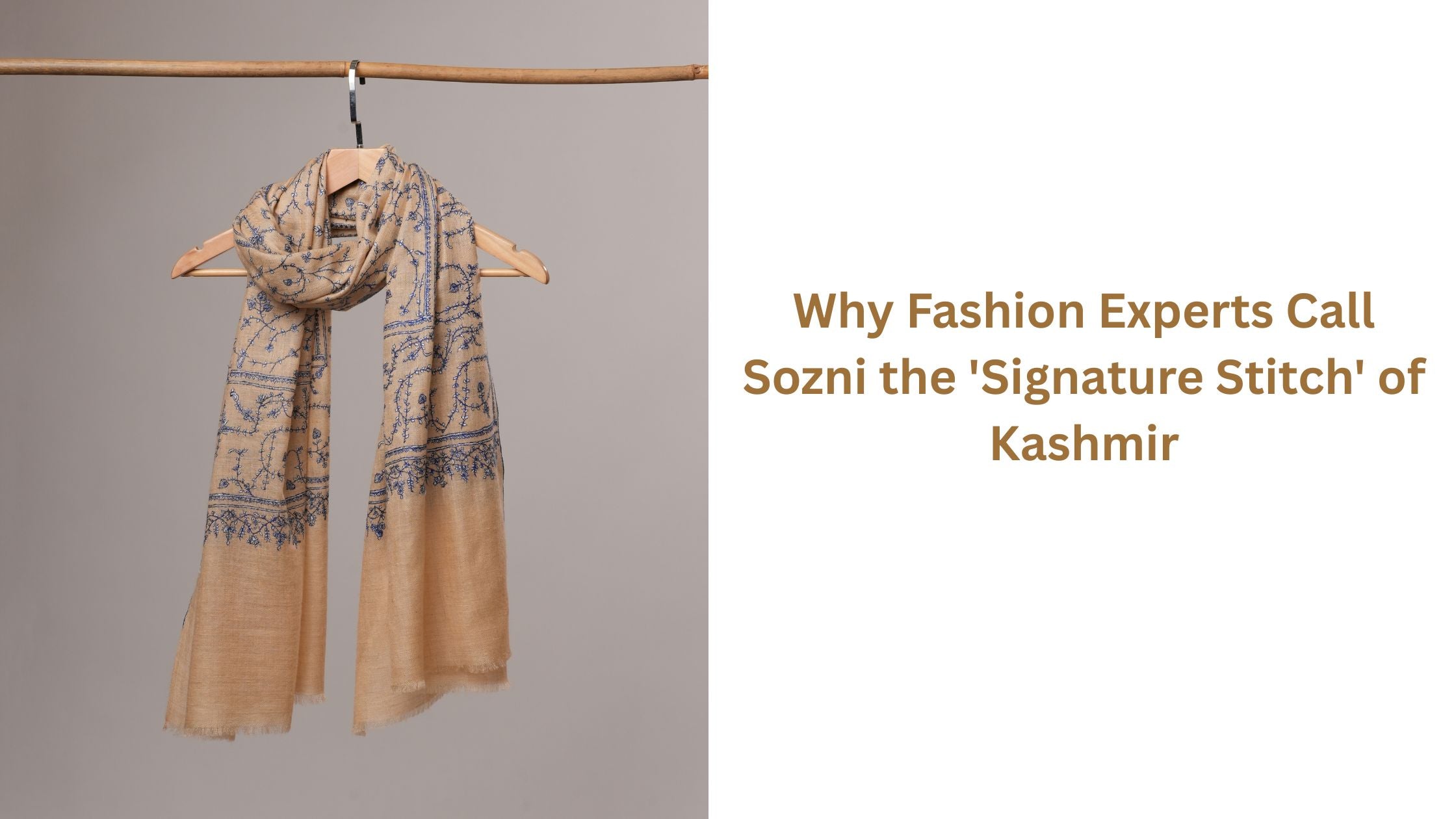 Why Fashion Experts Call Sozni the 'Signature Stitch' of Kashmir