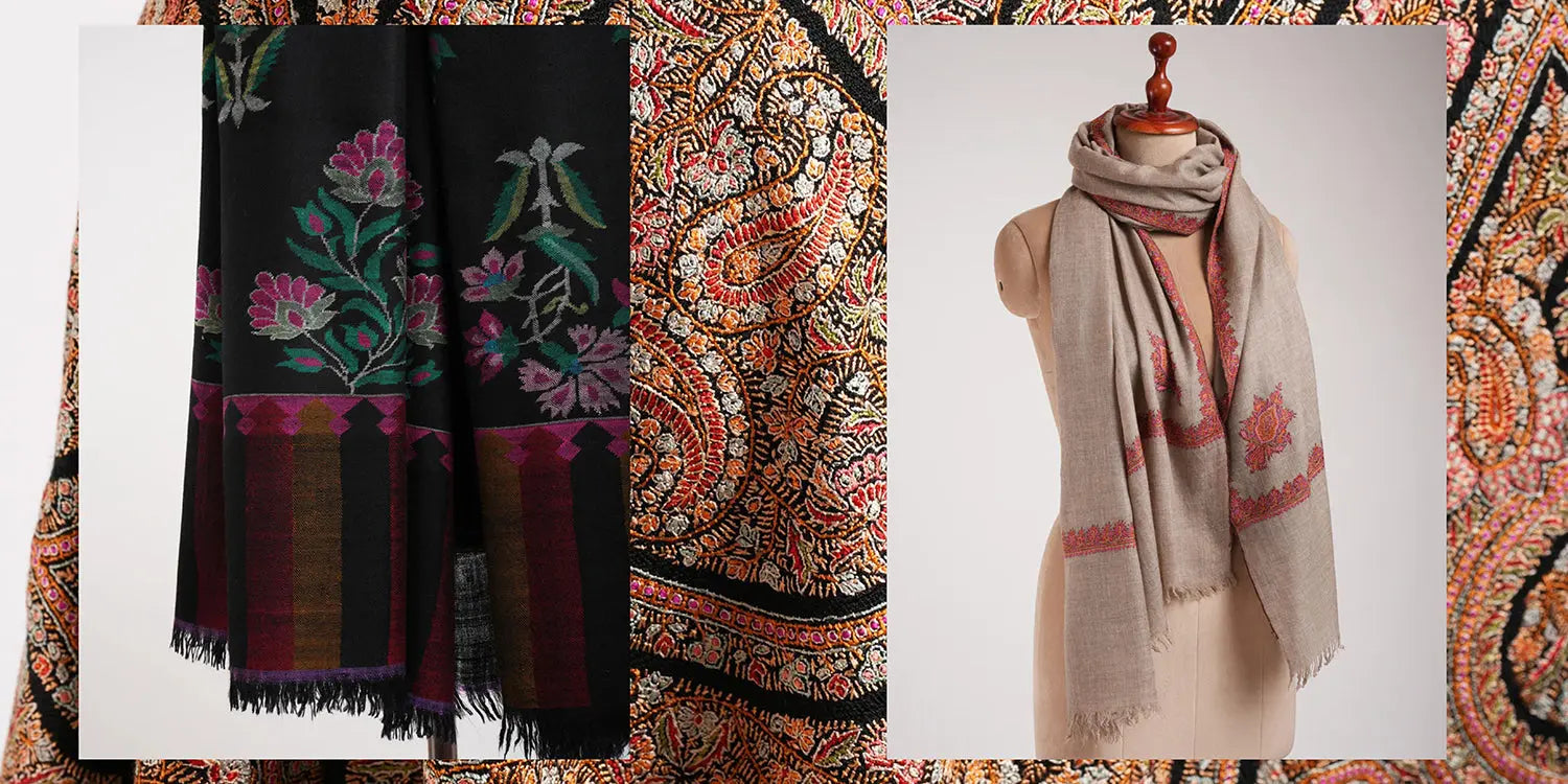 Pashmina-vs.-Kani-stole-What-s-the-Difference Shahkaar