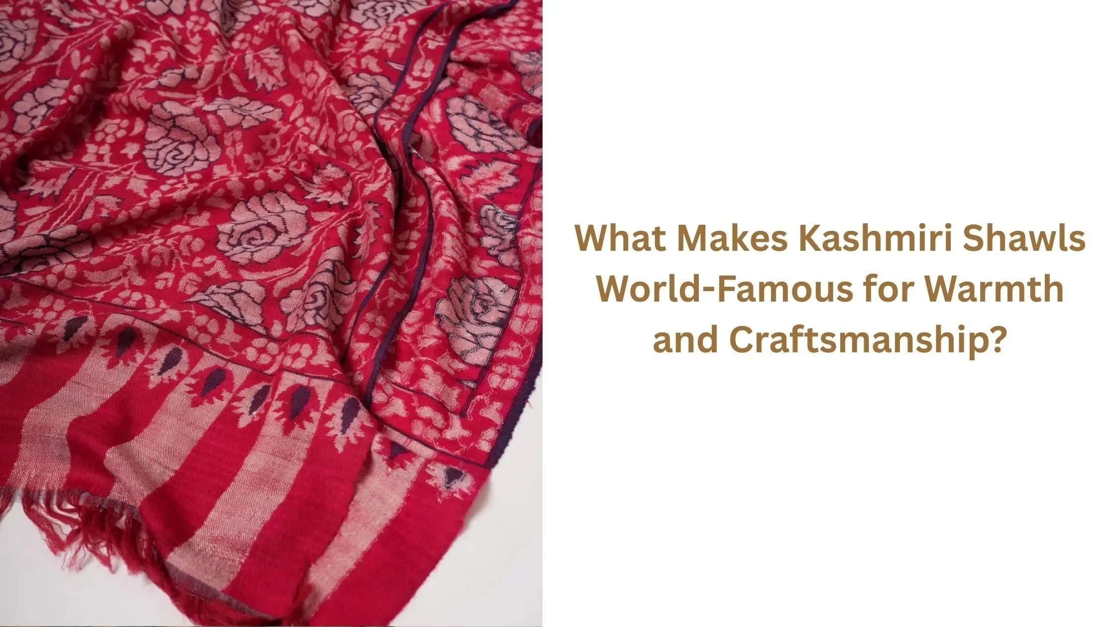 What Makes Kashmiri Shawls World-Famous for Warmth and Craftsmanship?