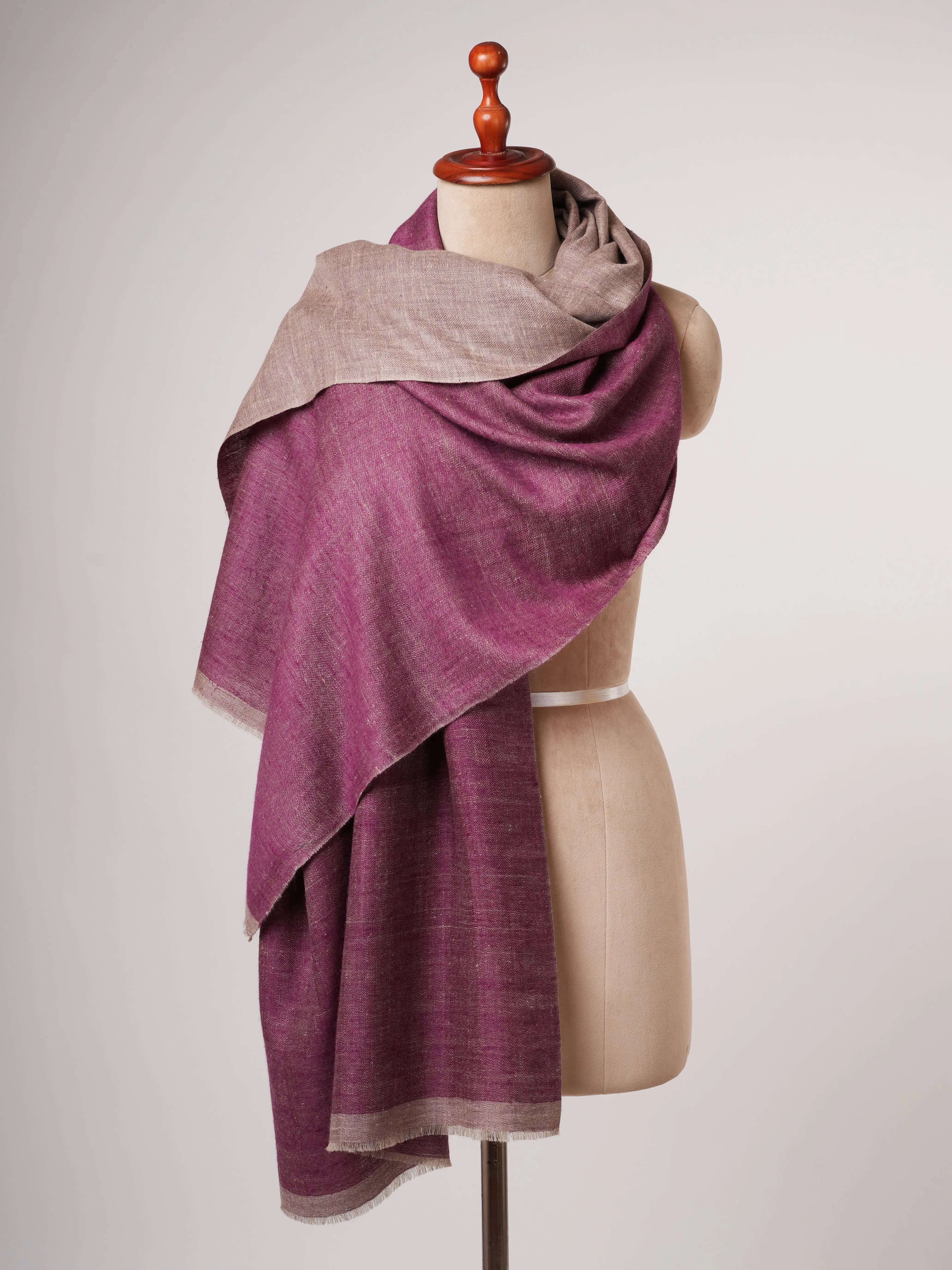 Baby Soft Cashmere Stole in Shade Color – Lightweight & Luxurious Shahkaar