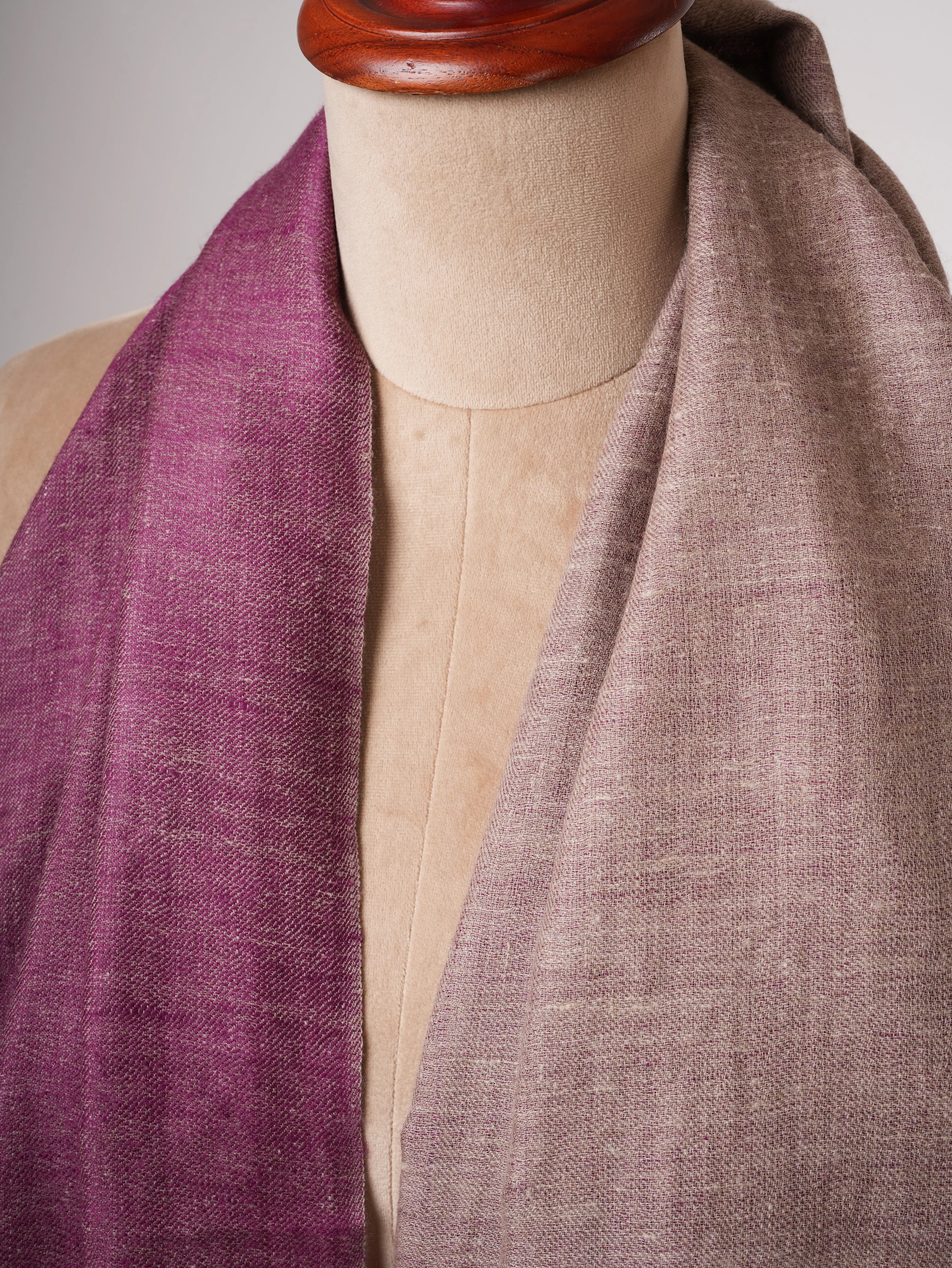 Baby Soft Cashmere Stole in Shade Color – Lightweight & Luxurious Shahkaar