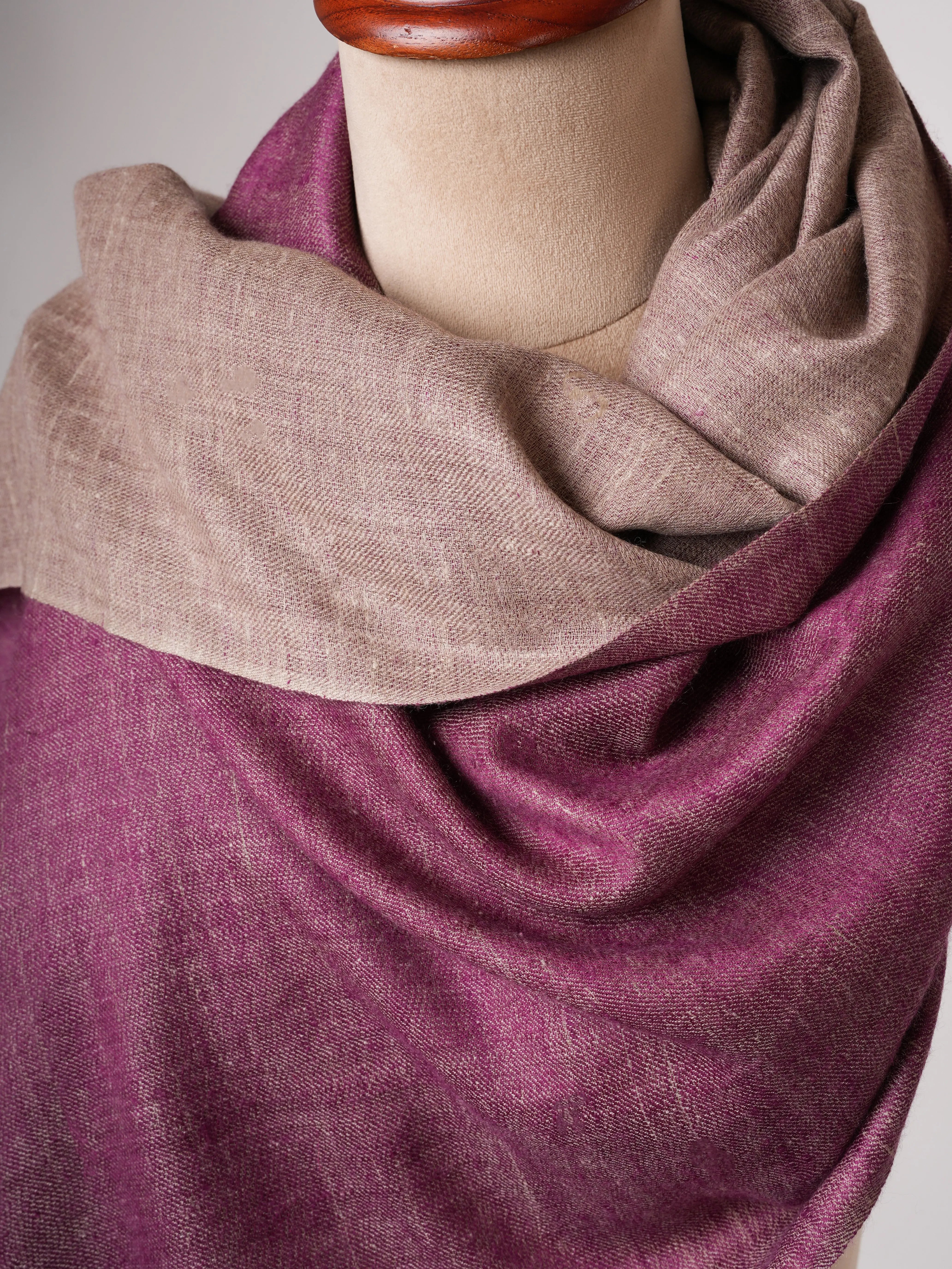 Baby Soft Cashmere Stole in Shade Color – Lightweight & Luxurious Shahkaar