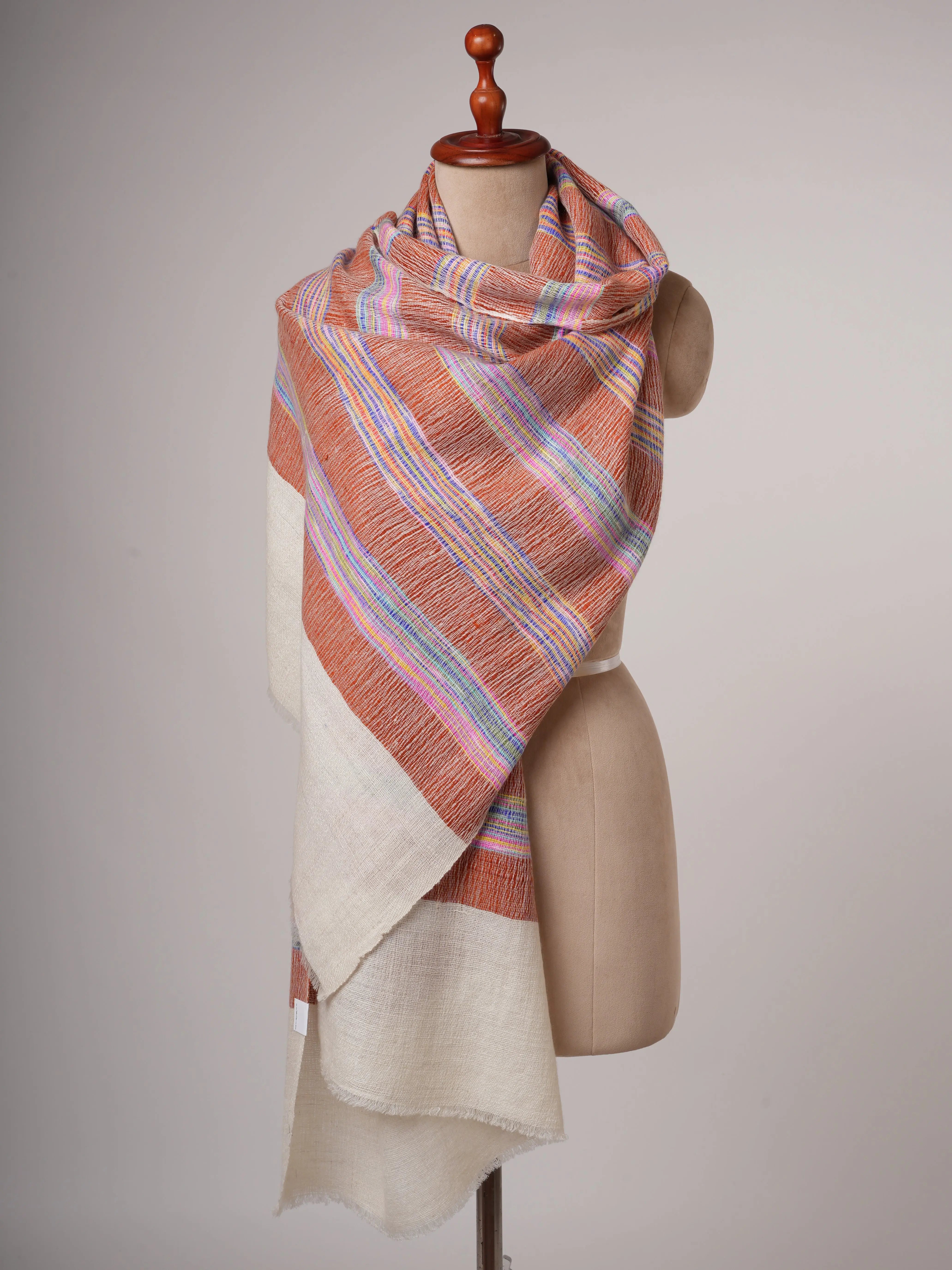 Baby Soft Thick Contemporary Cashmere Scarf – Warm & Luxurious Shahkaar