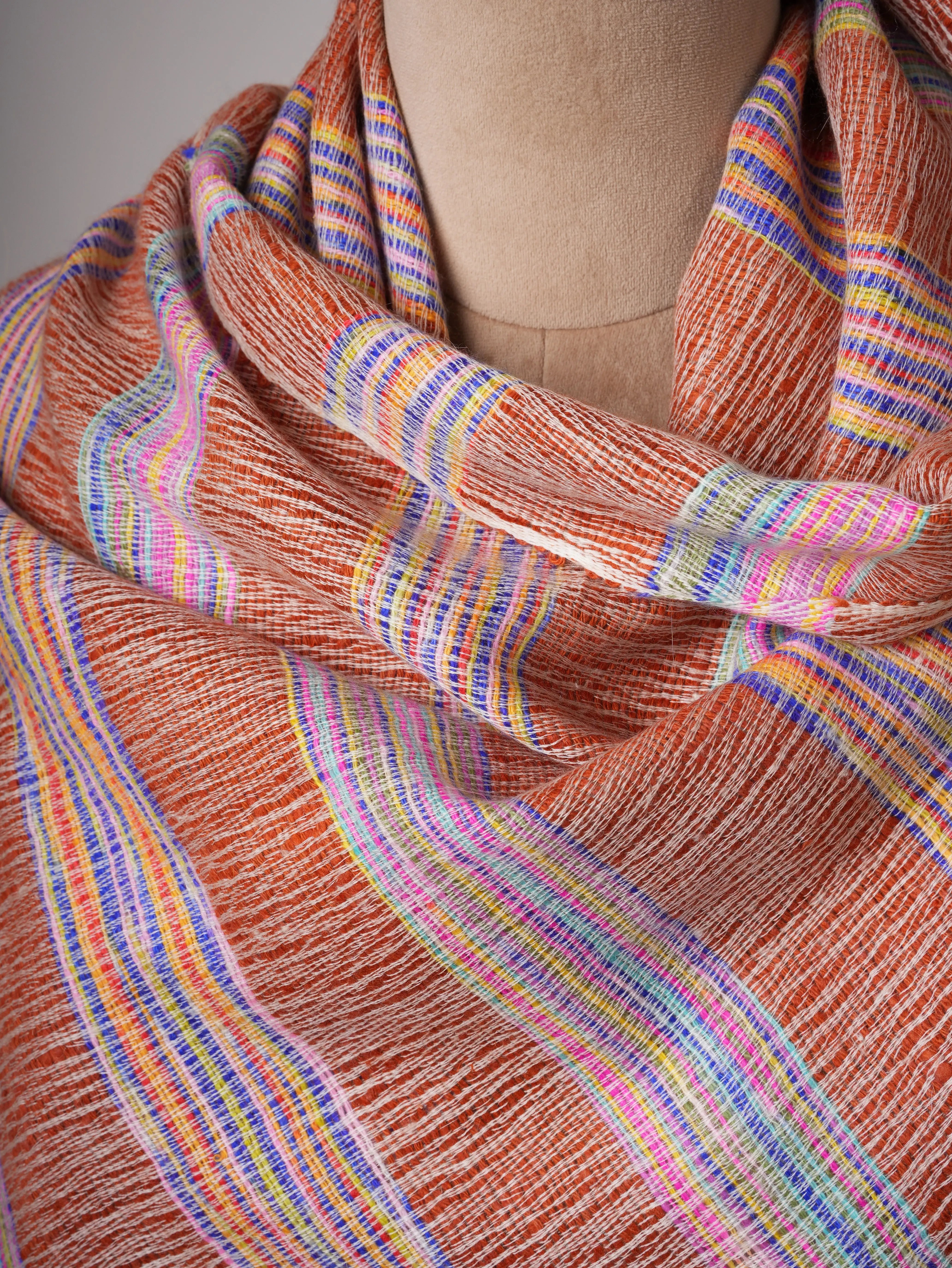 Baby Soft Thick Contemporary Cashmere Scarf – Warm & Luxurious Shahkaar