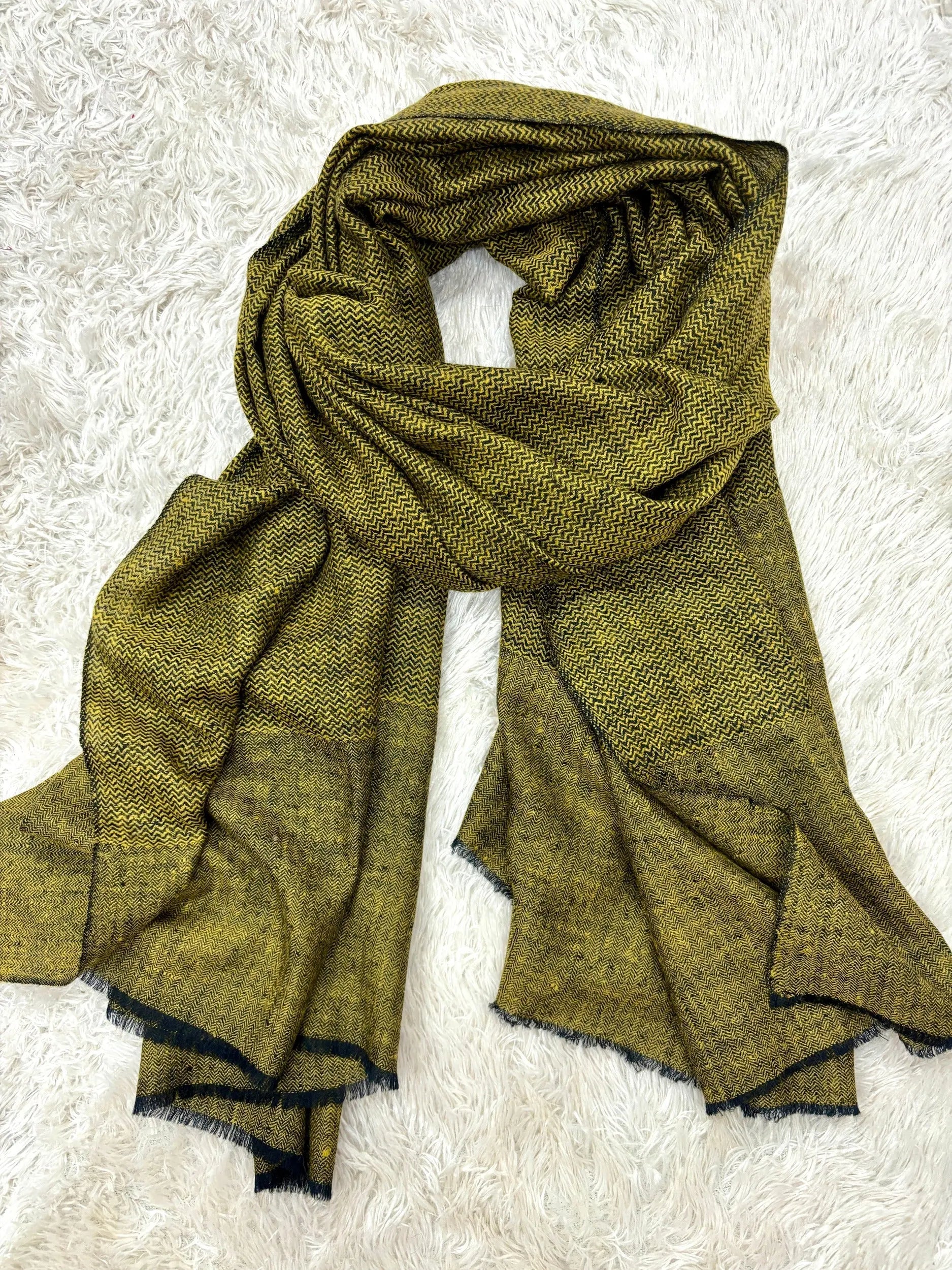 Black Gold Cashmere Pashmina Wrap - DEAN Shahkaar