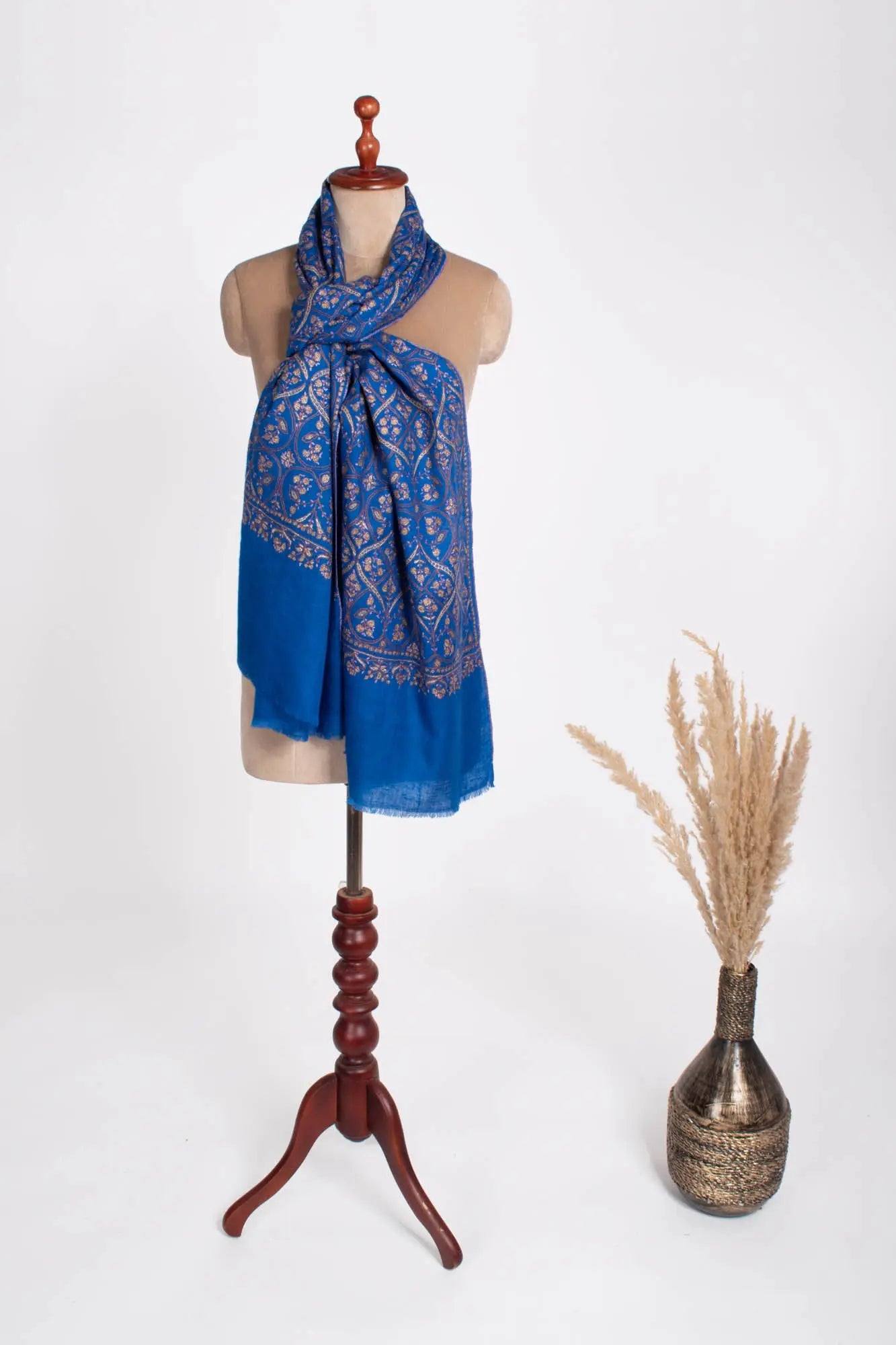 Blue Lightweight Neck Scarf - VISTA Shahkaar