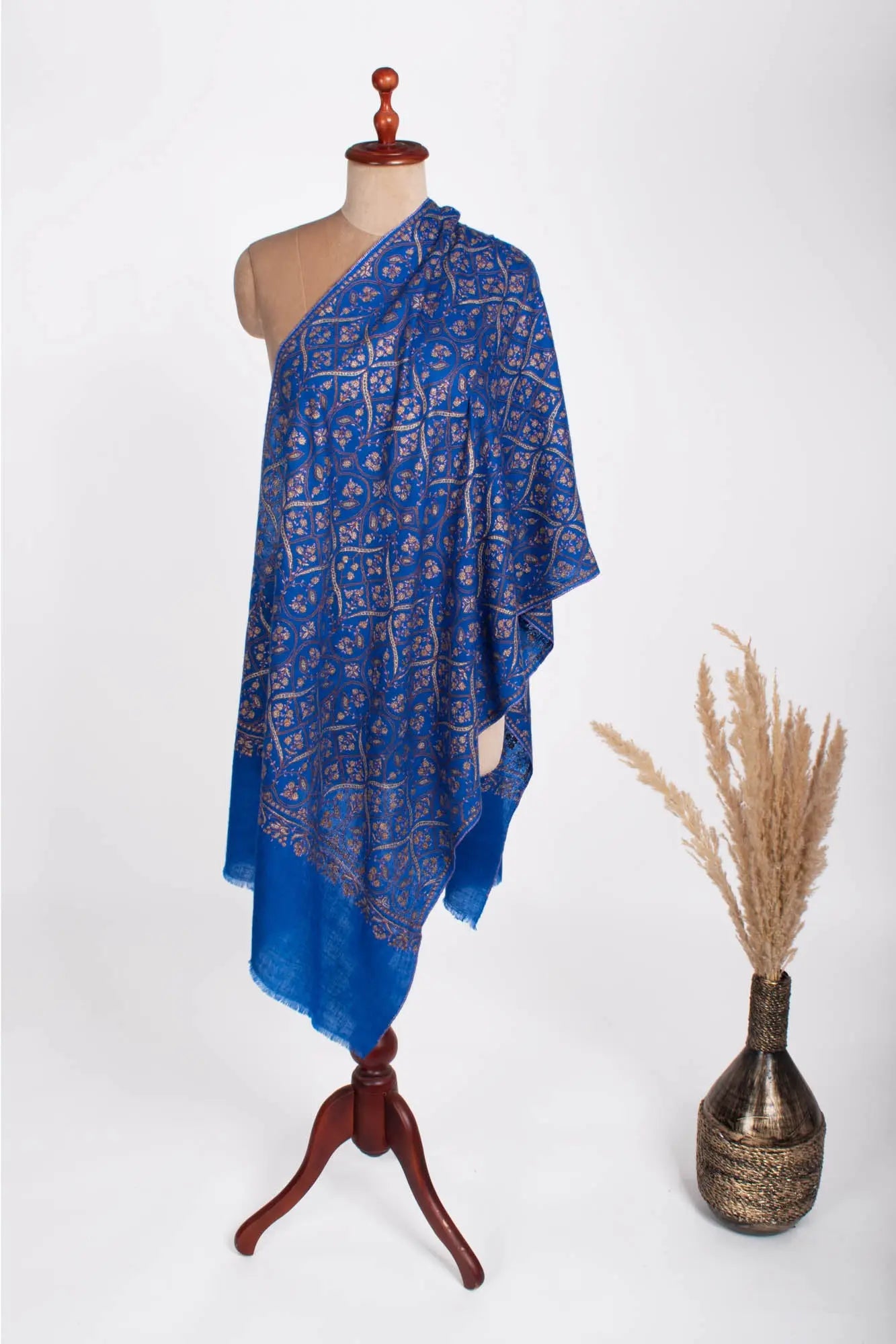 Blue Lightweight Neck Scarf - VISTA Shahkaar