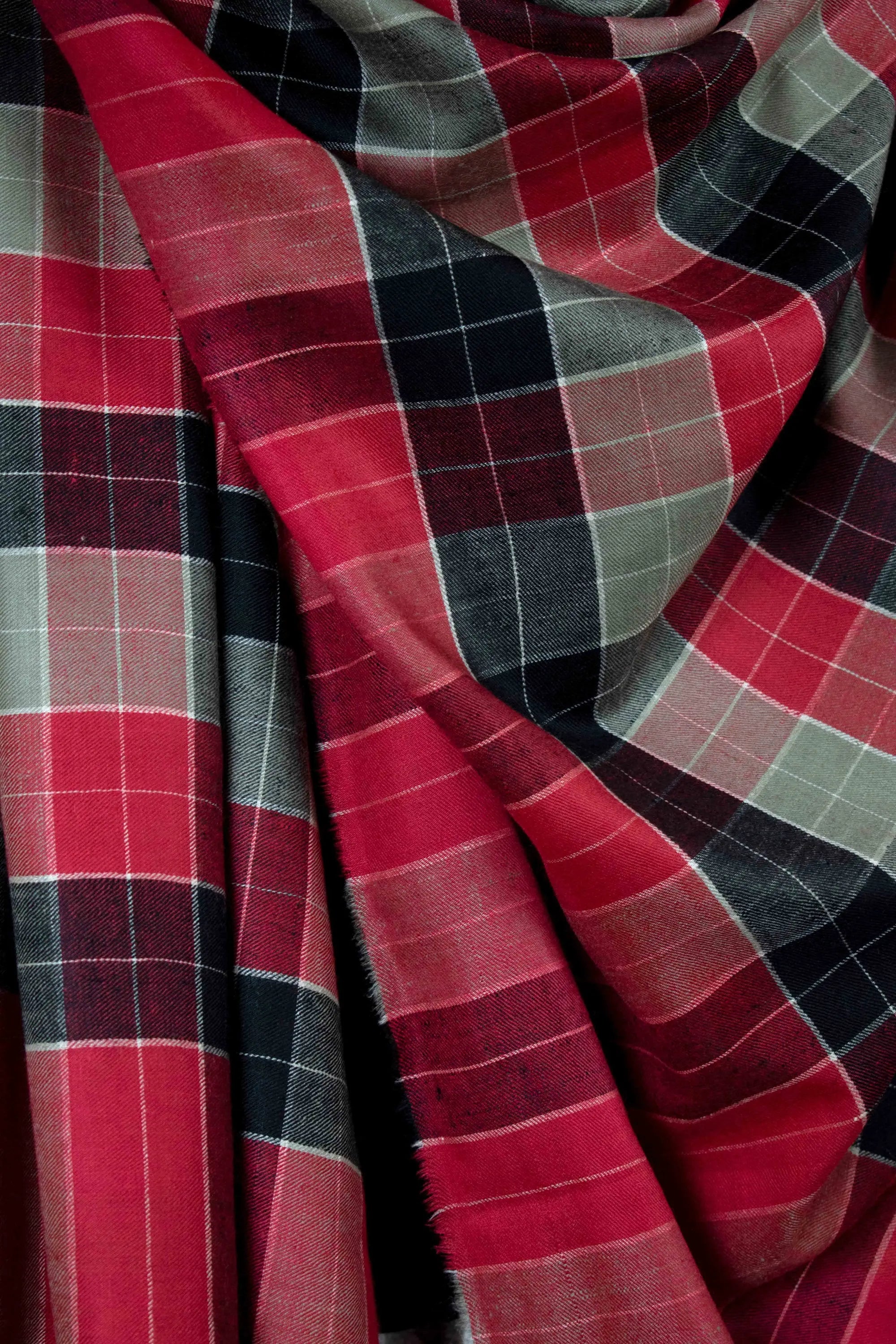 Checkster Pure Pashmina/Cashmere Shawl, Handwoven on Hand loom in Kashmir, Luxury, Masterpiece, Gift, King of Wool, Tight Weave Shahkaar
