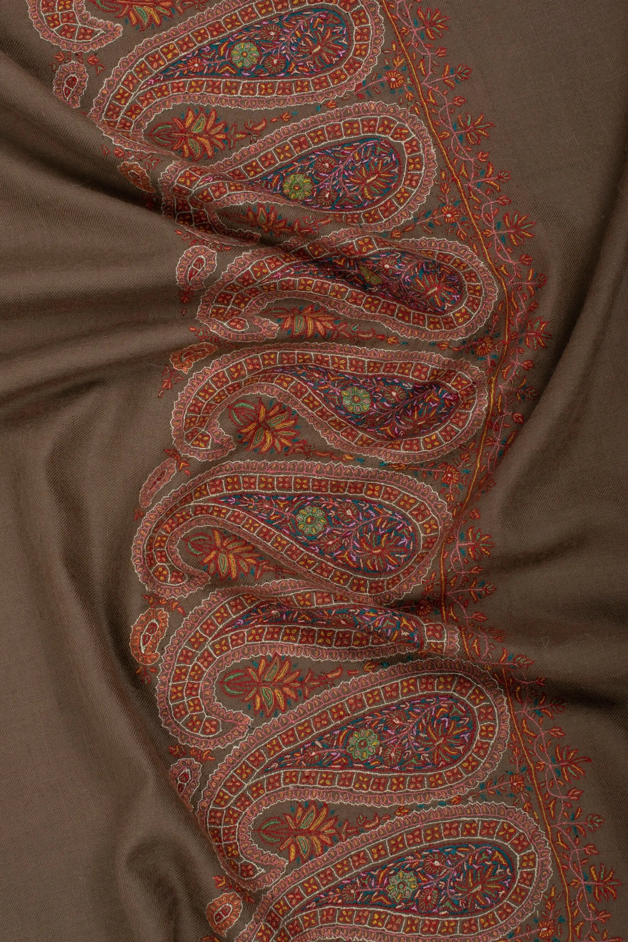 Classic Shawls, Bridesmaid Shawl, Cashmere Shawl, Boho Shawls, Kashmir Pashmina, Heritage Scarves, 40x80" - GHARBI Shahkaar