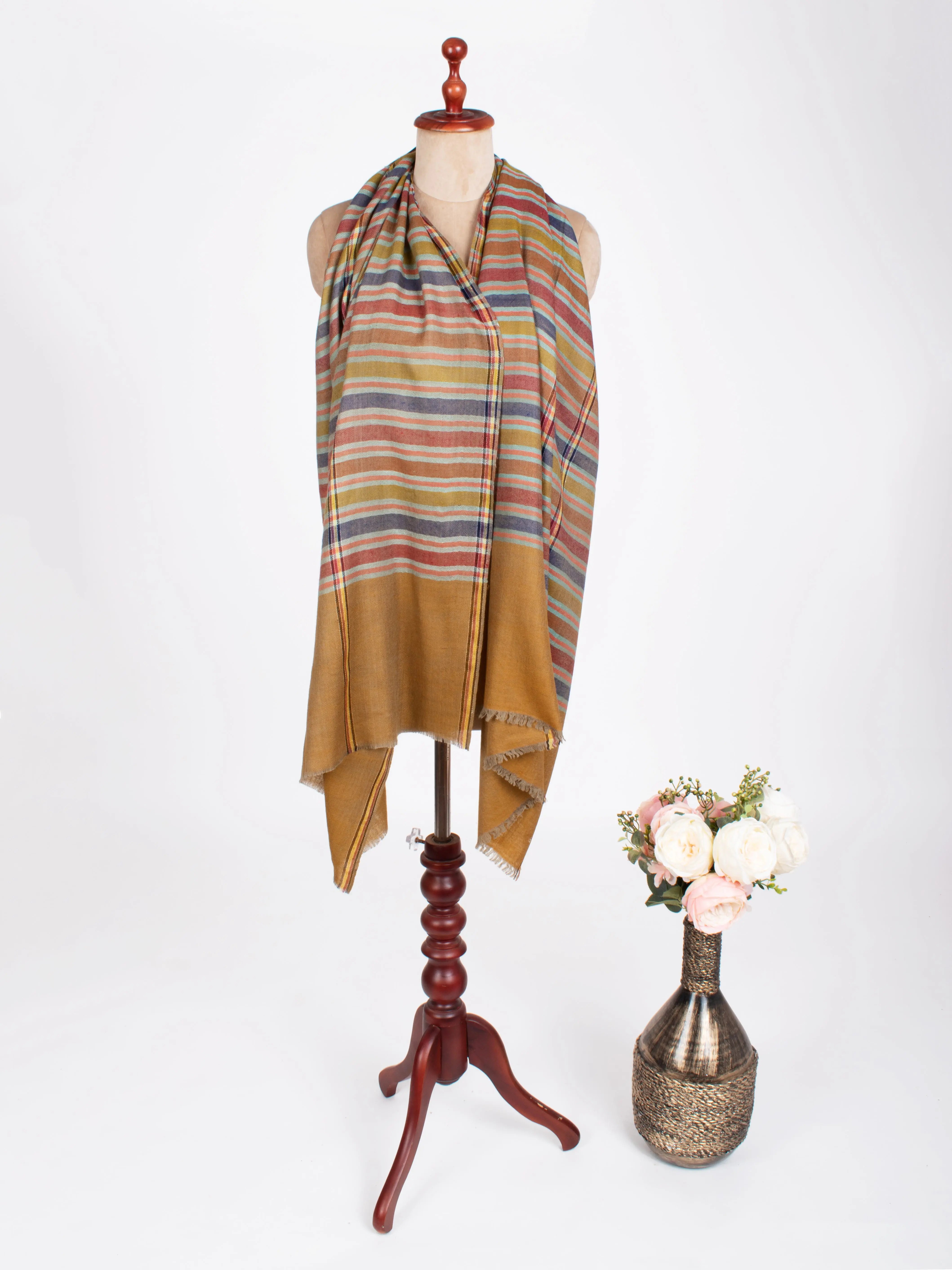 Contemporary Festival Wear Cashmere Scarf Shahkaar