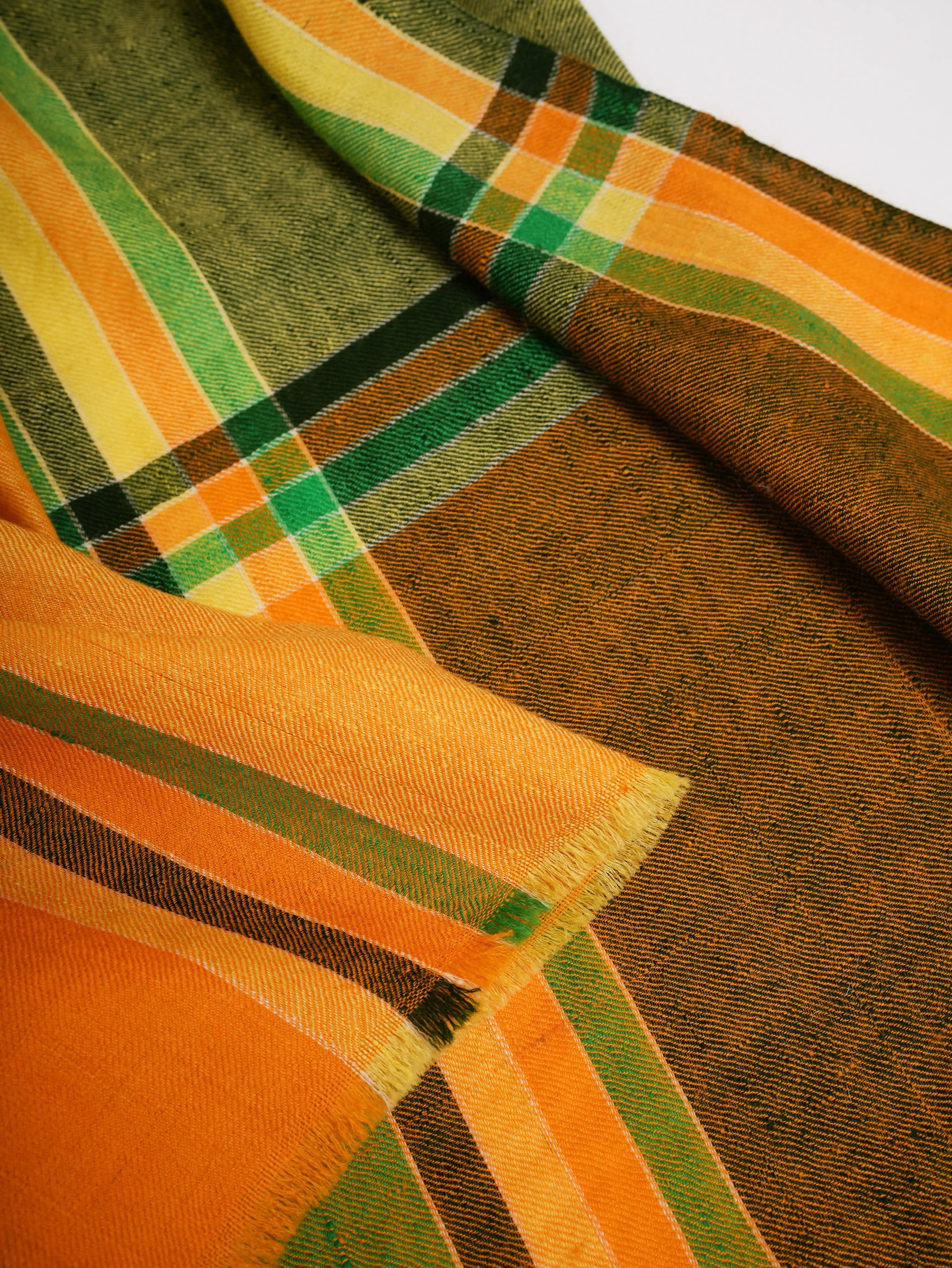 Contemporary Handwoven Original Pashmina Shawl Shahkaar