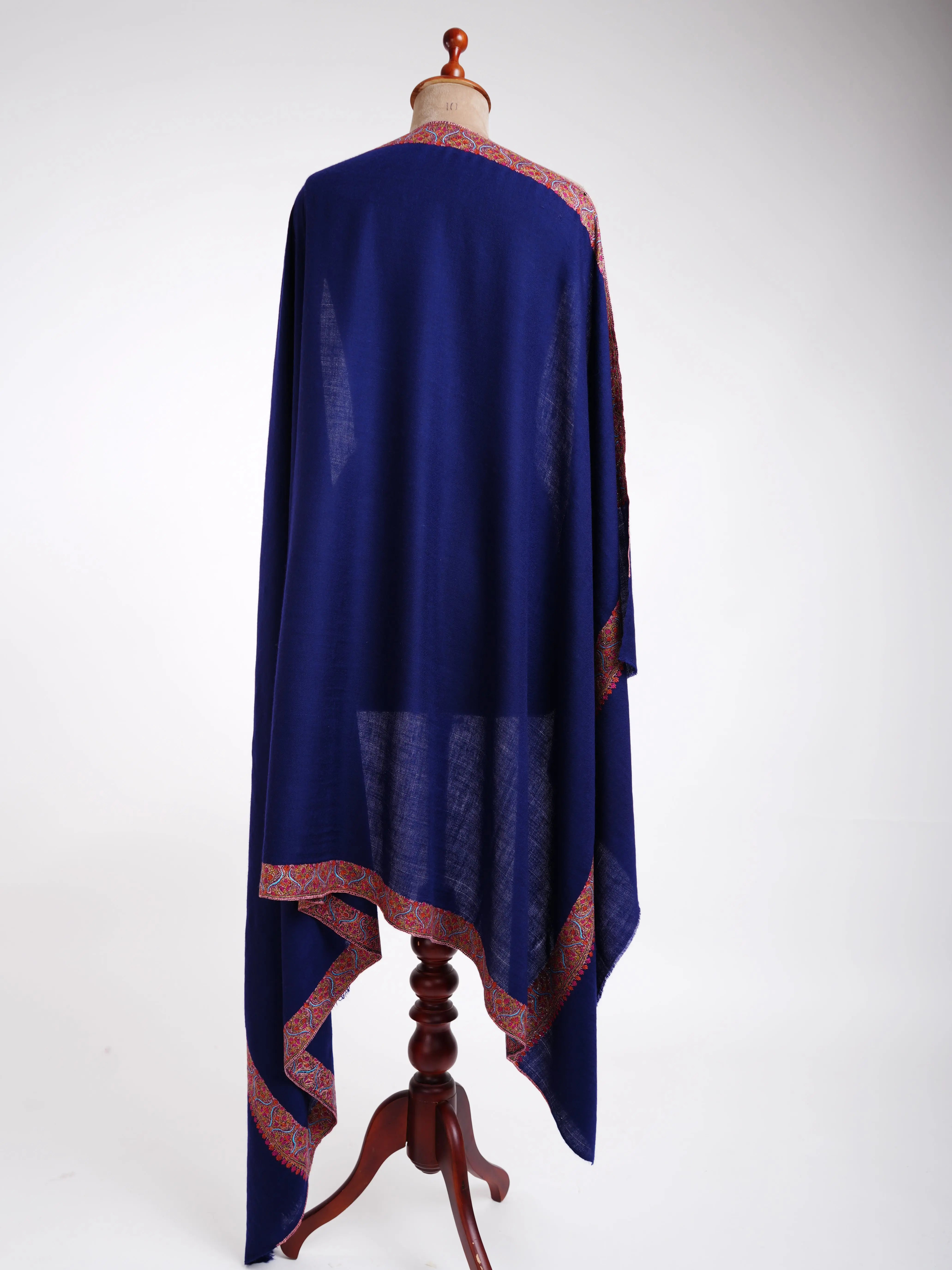 Dark Blue Pure Pashmina Collection Shawls Shahkaar