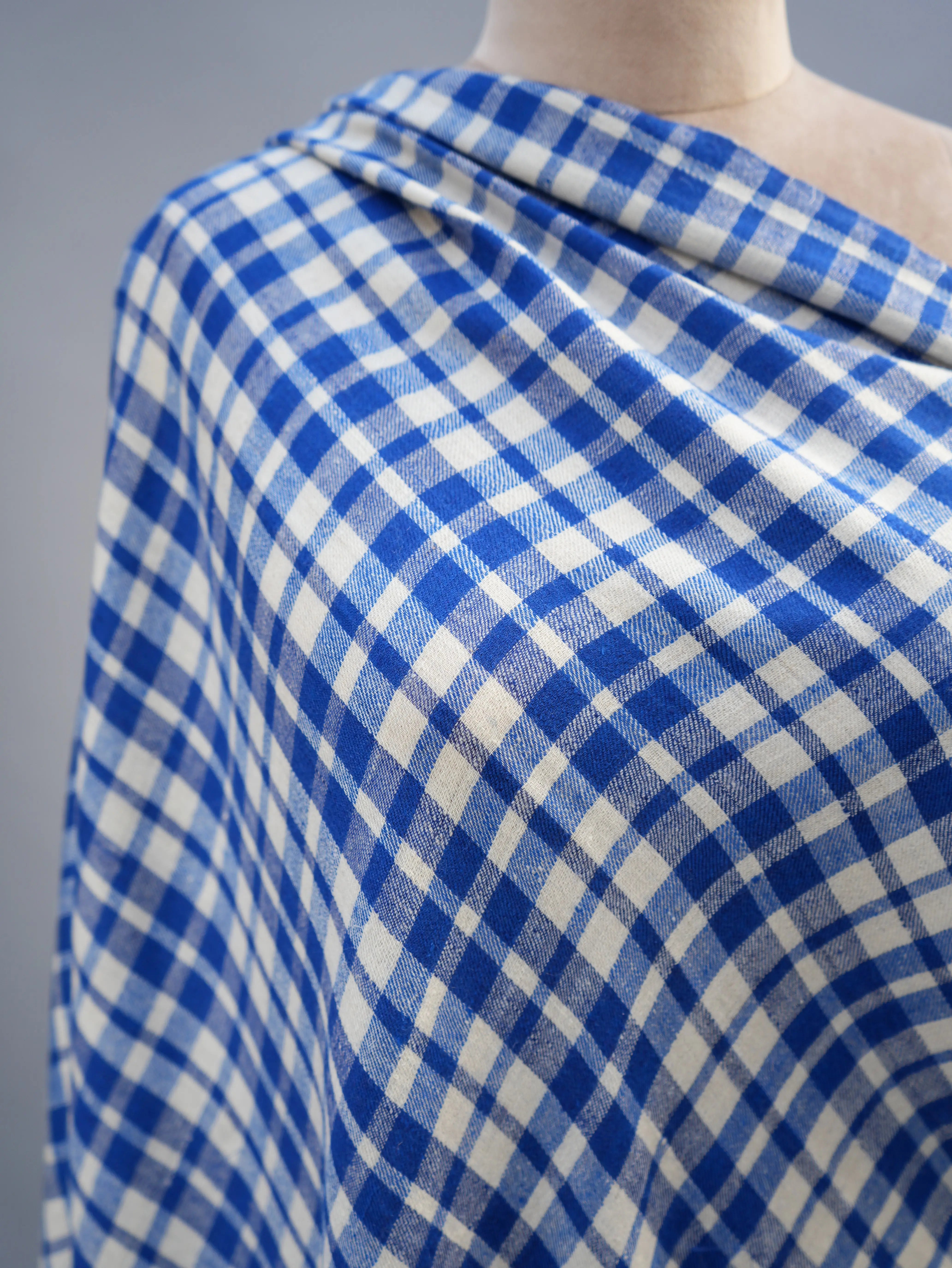 Decent Blue Handwoven Pashmina Shawl Shahkaar