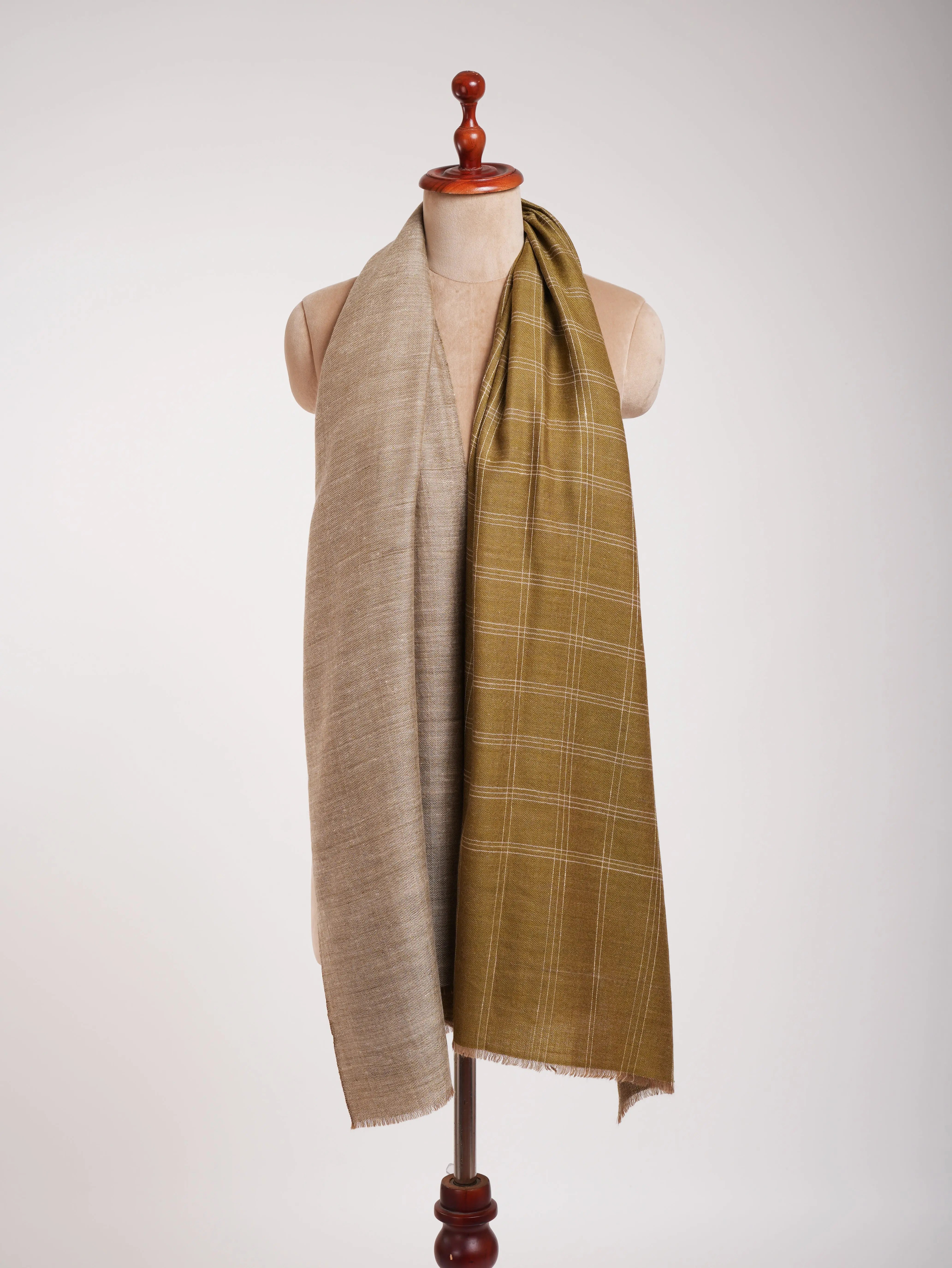 Dorukha Handloomed Indian Cashmere Wrap Shahkaar