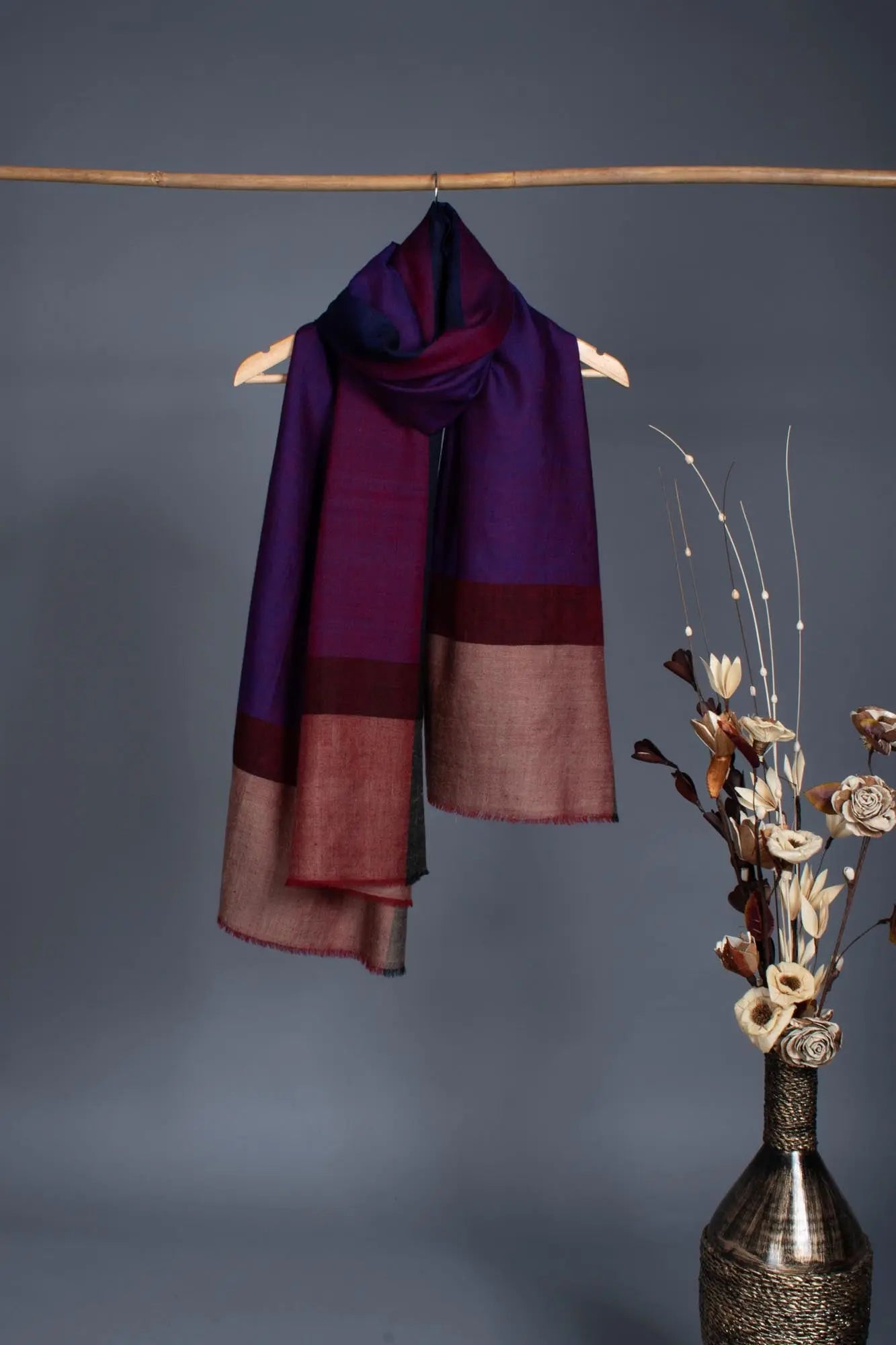 Dorukha Handwoven Pashmina Shawl - JAMSHEDPUR Shahkaar