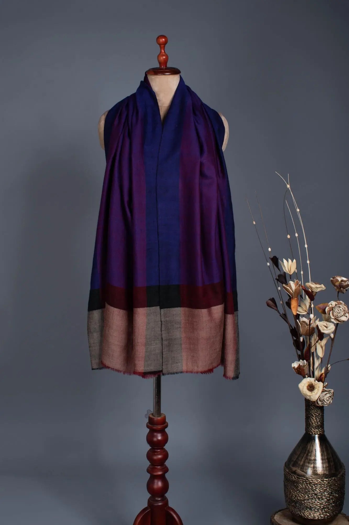Dorukha Handwoven Pashmina Shawl - JAMSHEDPUR Shahkaar