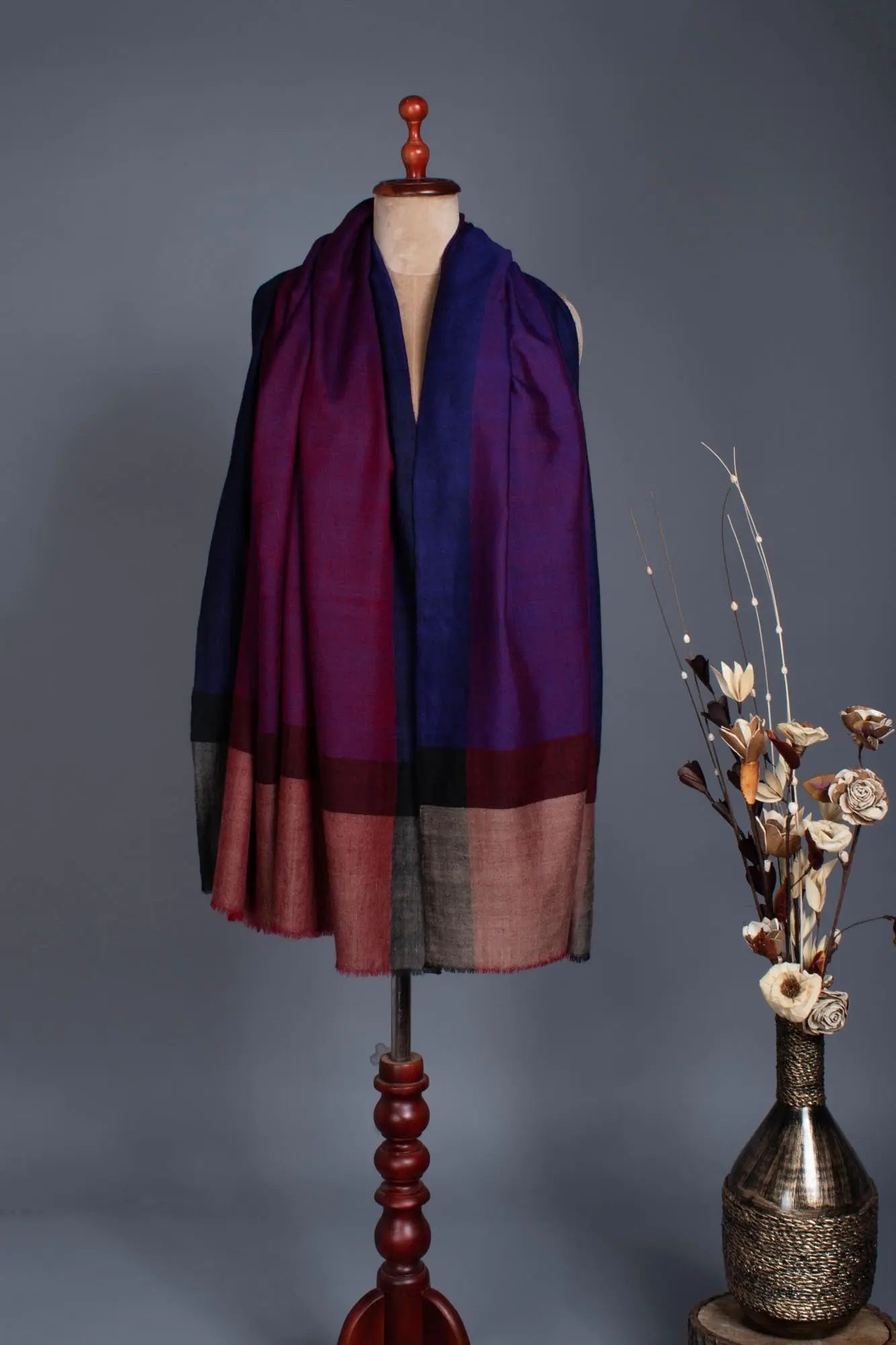 Dorukha Handwoven Pashmina Shawl - JAMSHEDPUR Shahkaar