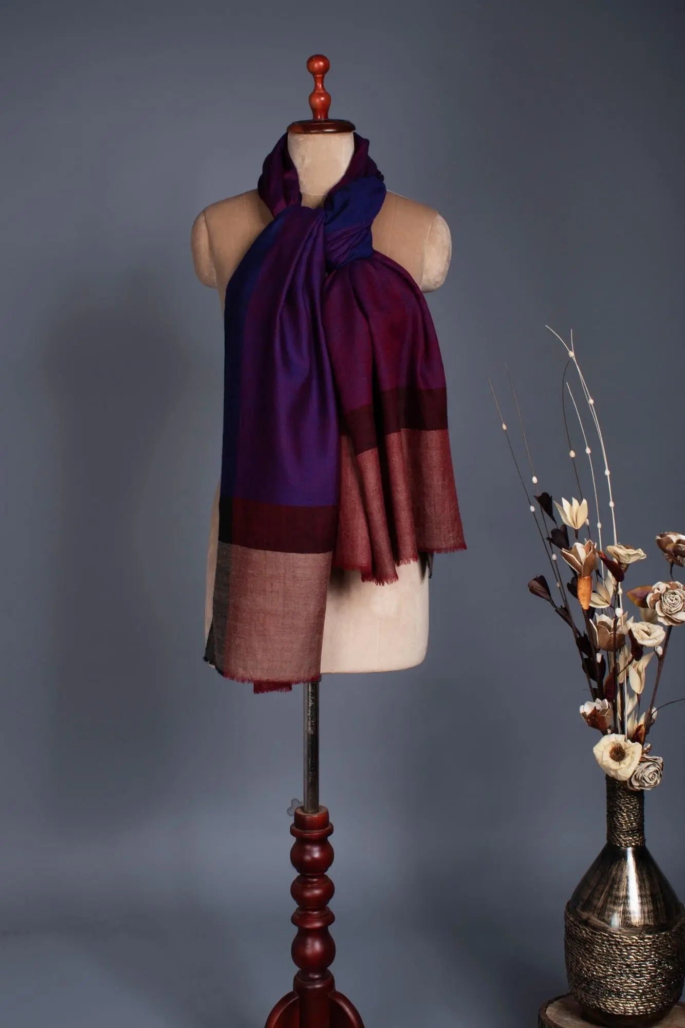 Dorukha Handwoven Pashmina Shawl - JAMSHEDPUR Shahkaar