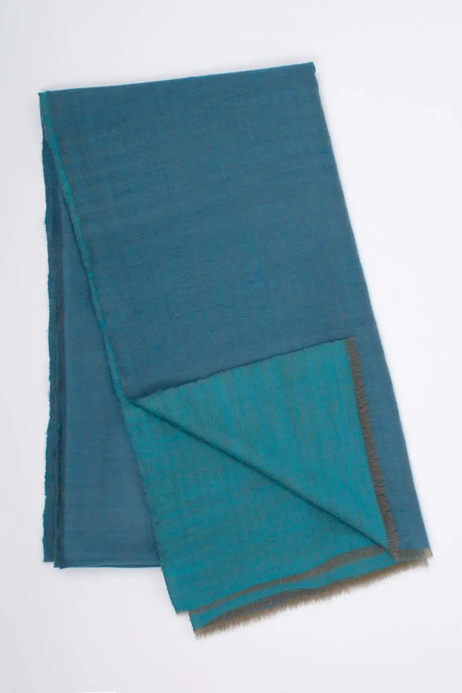 Dreamy Blue Dorukha Cashmere Shawl - KENTAU Shahkaar