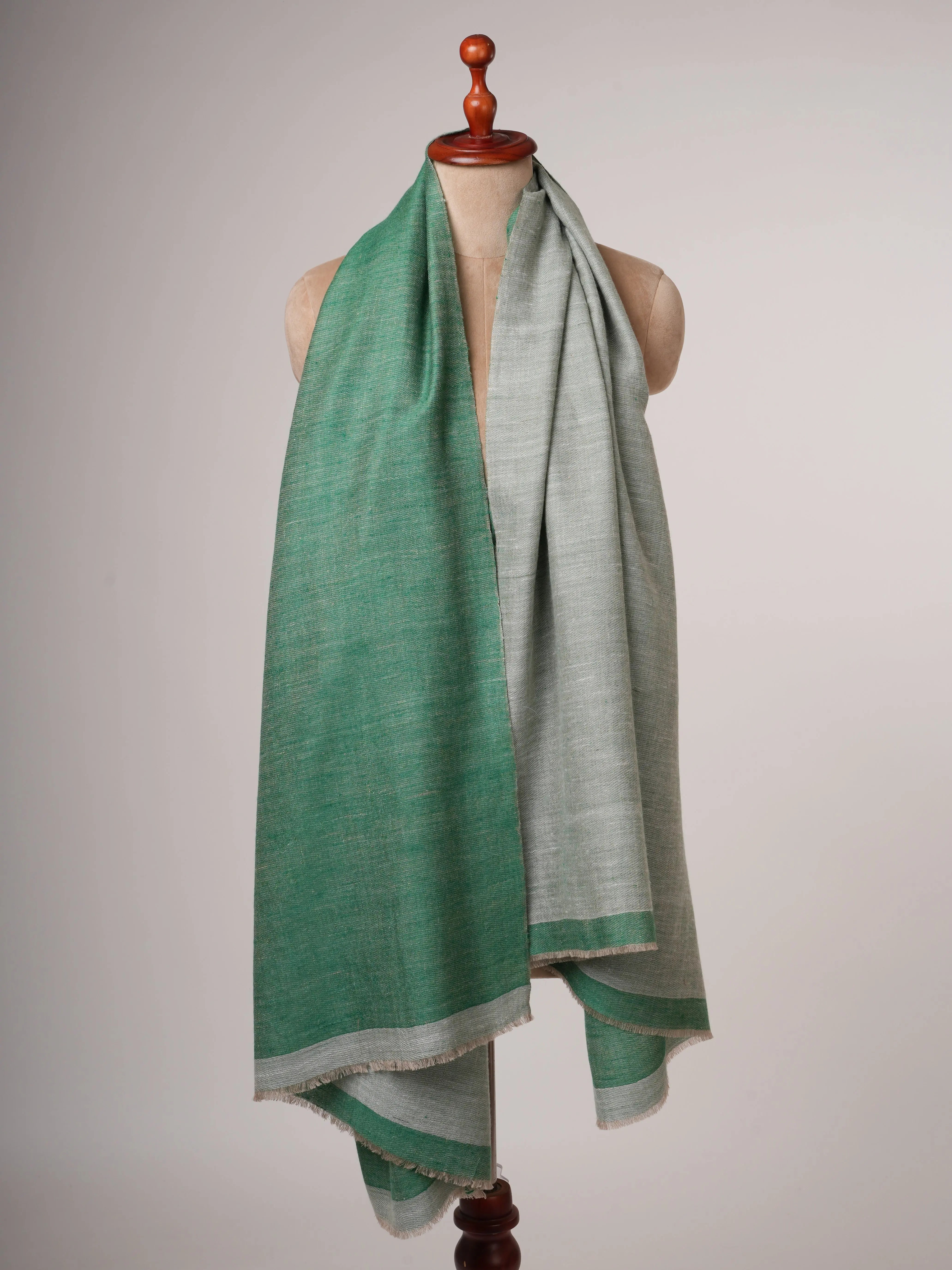 Dual Shade Handloomed Soft Pashmina Shawl – Luxury Kashmiri Wrap Shahkaar