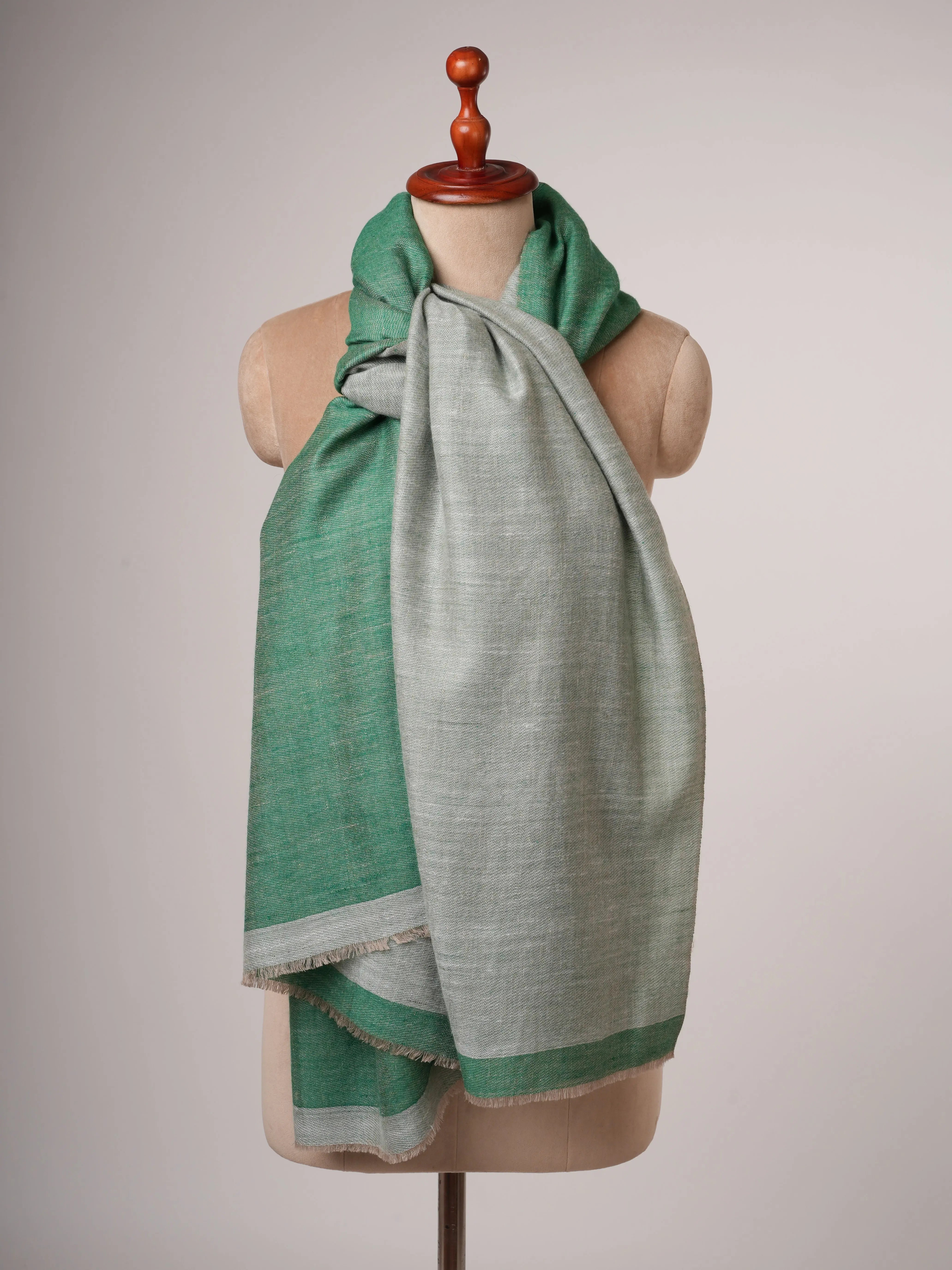 Dual Shade Handloomed Soft Pashmina Shawl – Luxury Kashmiri Wrap Shahkaar