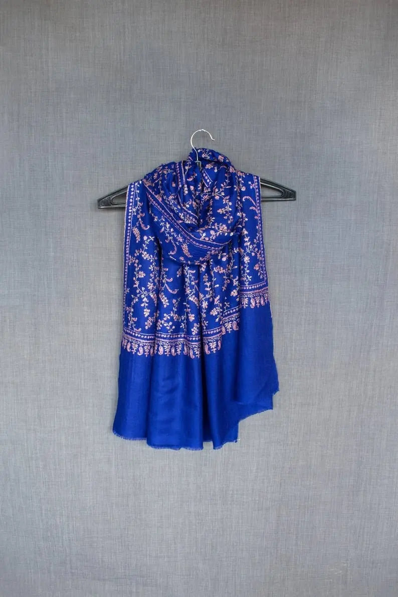 Embroidered Pashmina Shawl Shahkaar