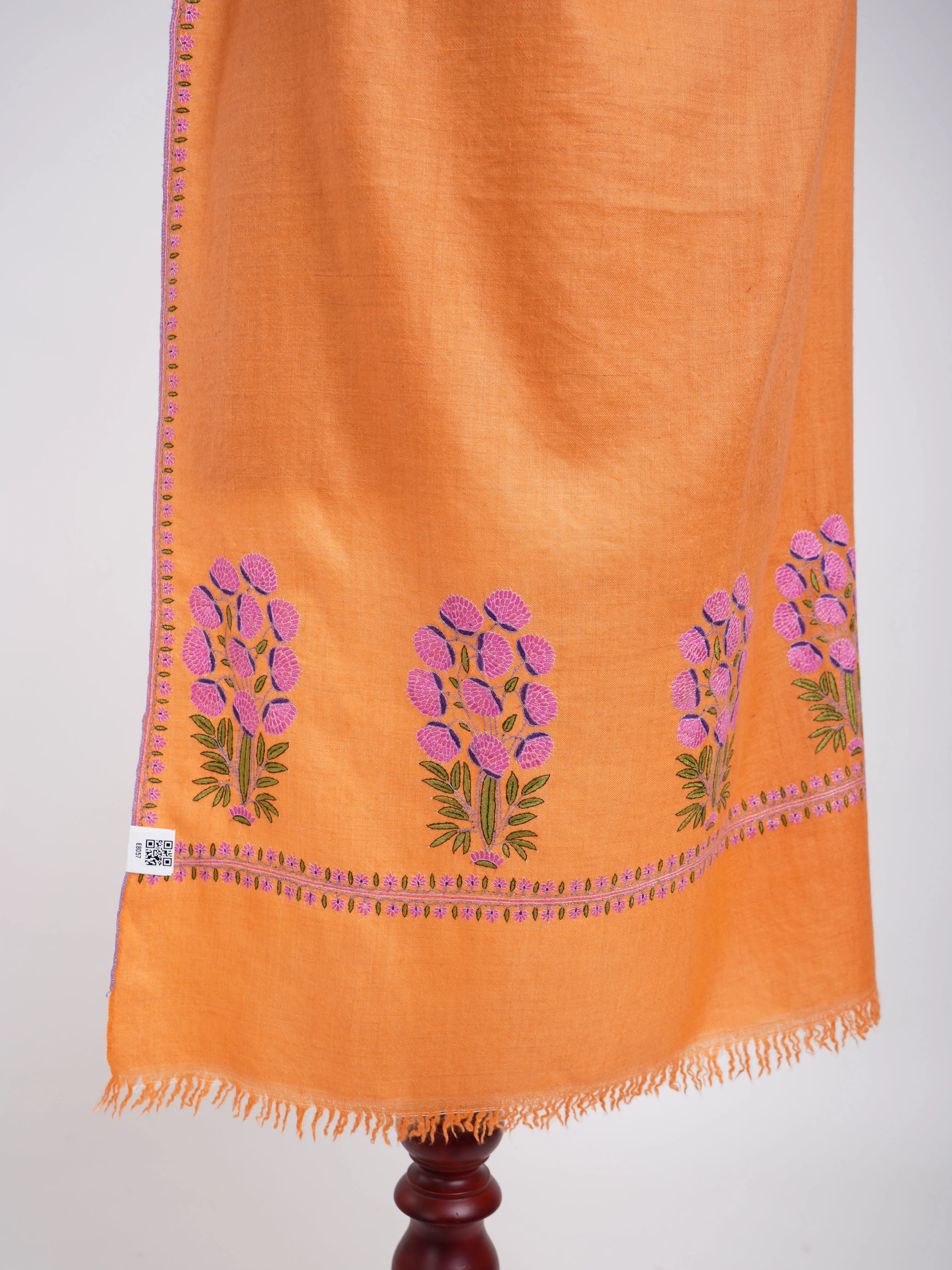 Embroidered Real Pashmina Shawl Shahkaar