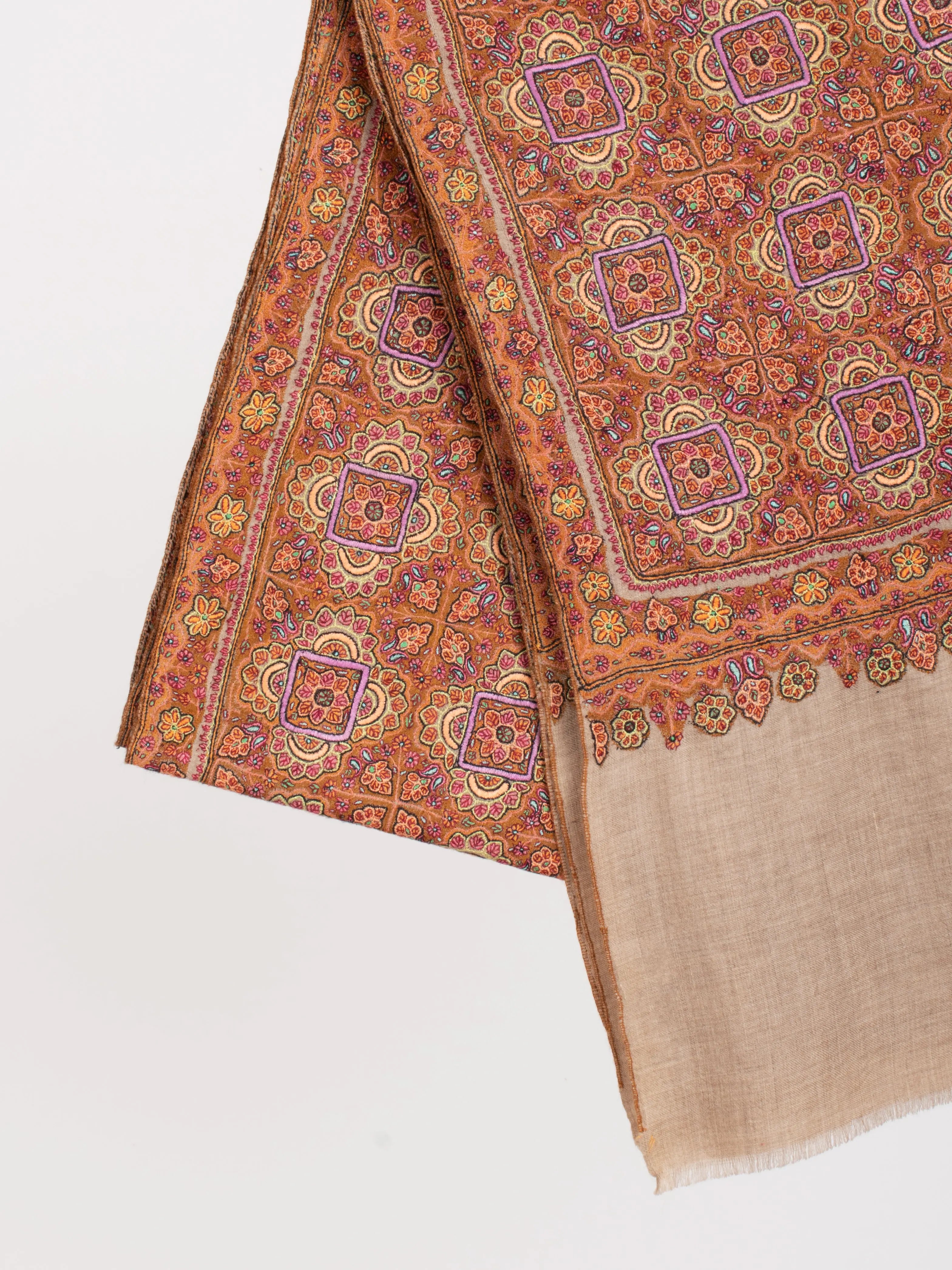 Exclusive Wedding Bridal Jamavar Pashmina Shawl Shahkaar
