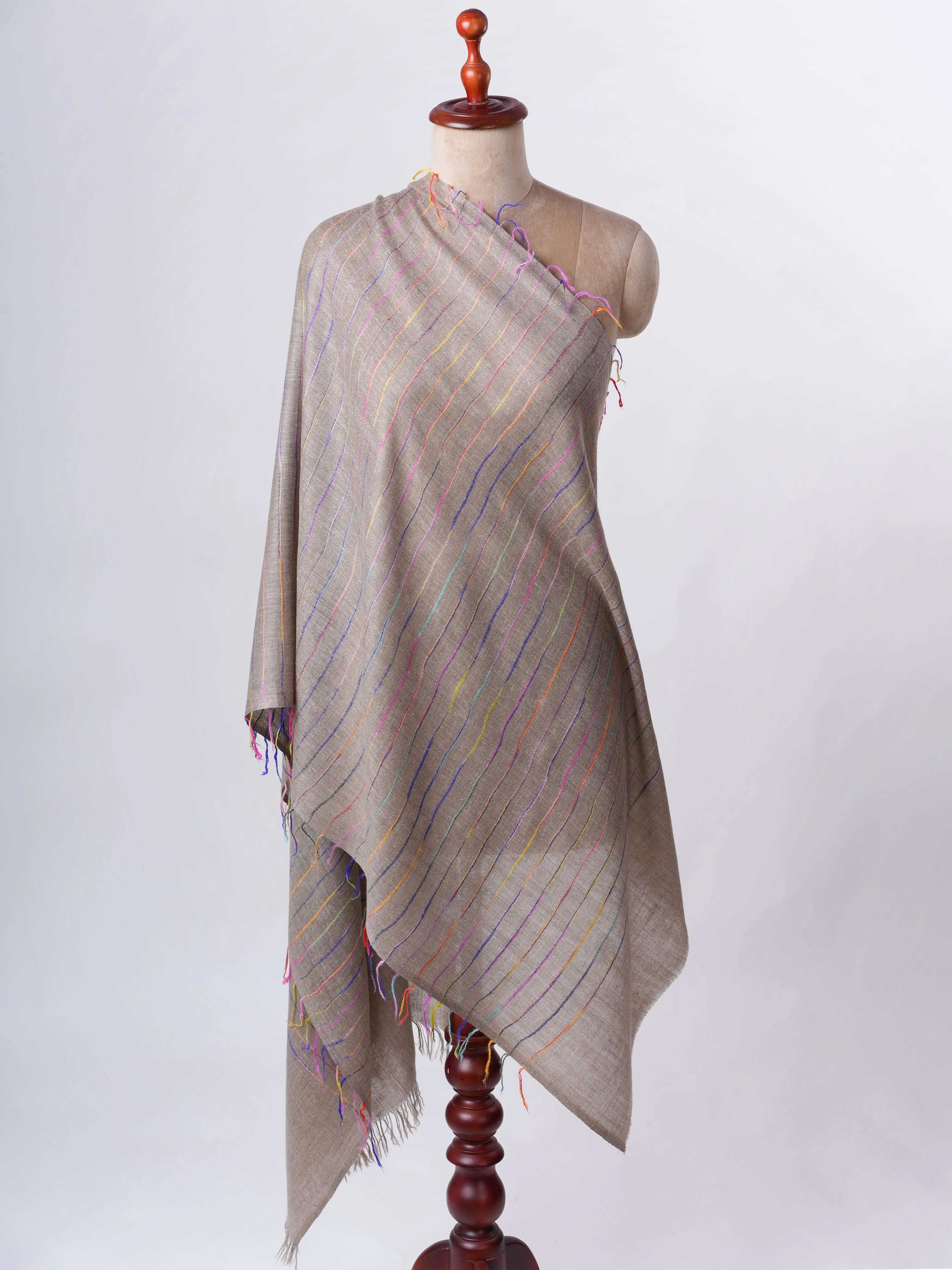 Featherlight Handloomed Baby Soft Cashmere Scarf – Authentic Airy Luxuriously Soft Shahkaar
