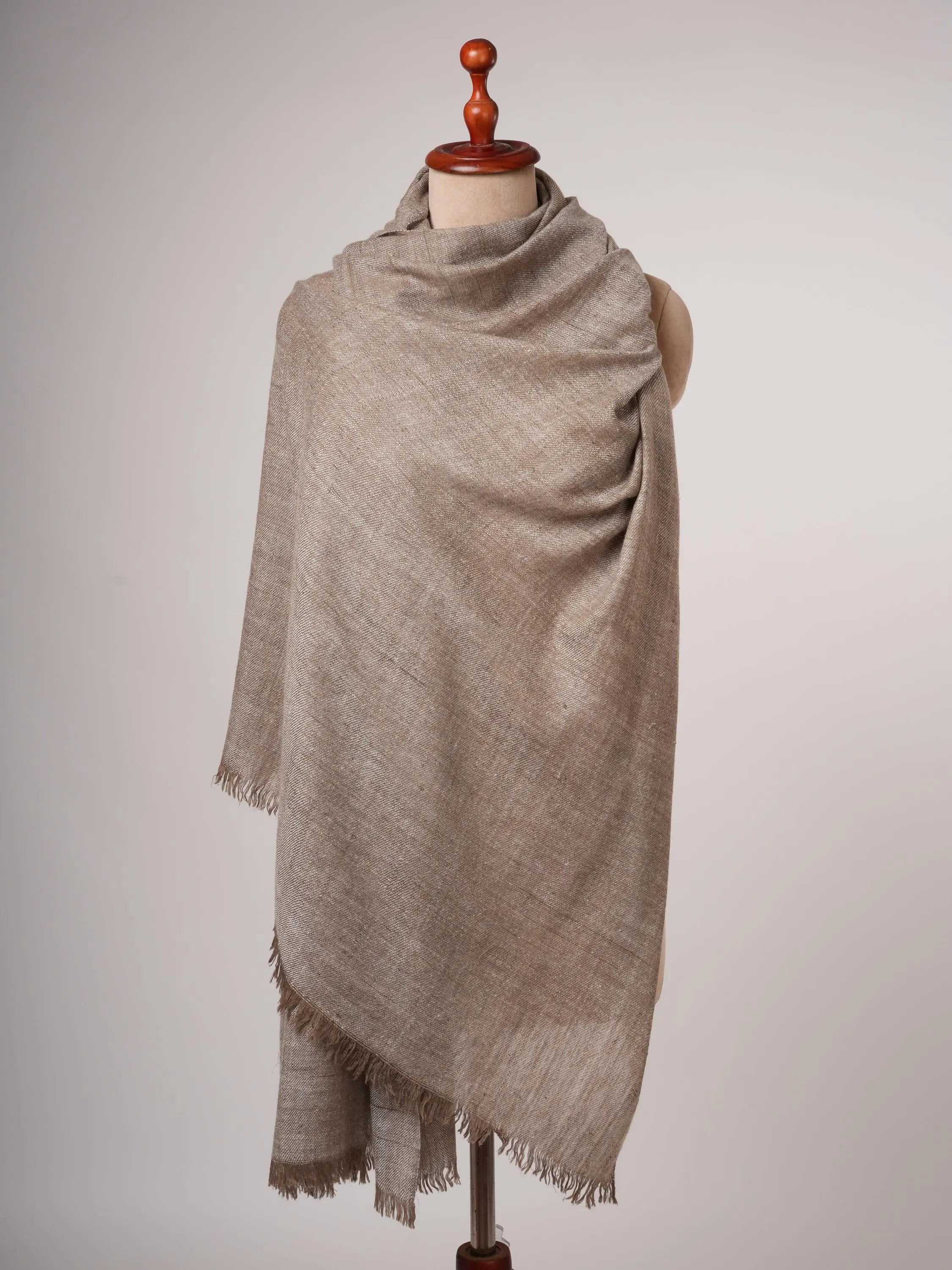 GI Certified Pashmina Cashmere Wrap Shawl | Hand Spun & Handwoven on Loom | Authentic Kashmiri Cashmere | Luxury Pashmina Shawl | Shahkaar Shahkaar