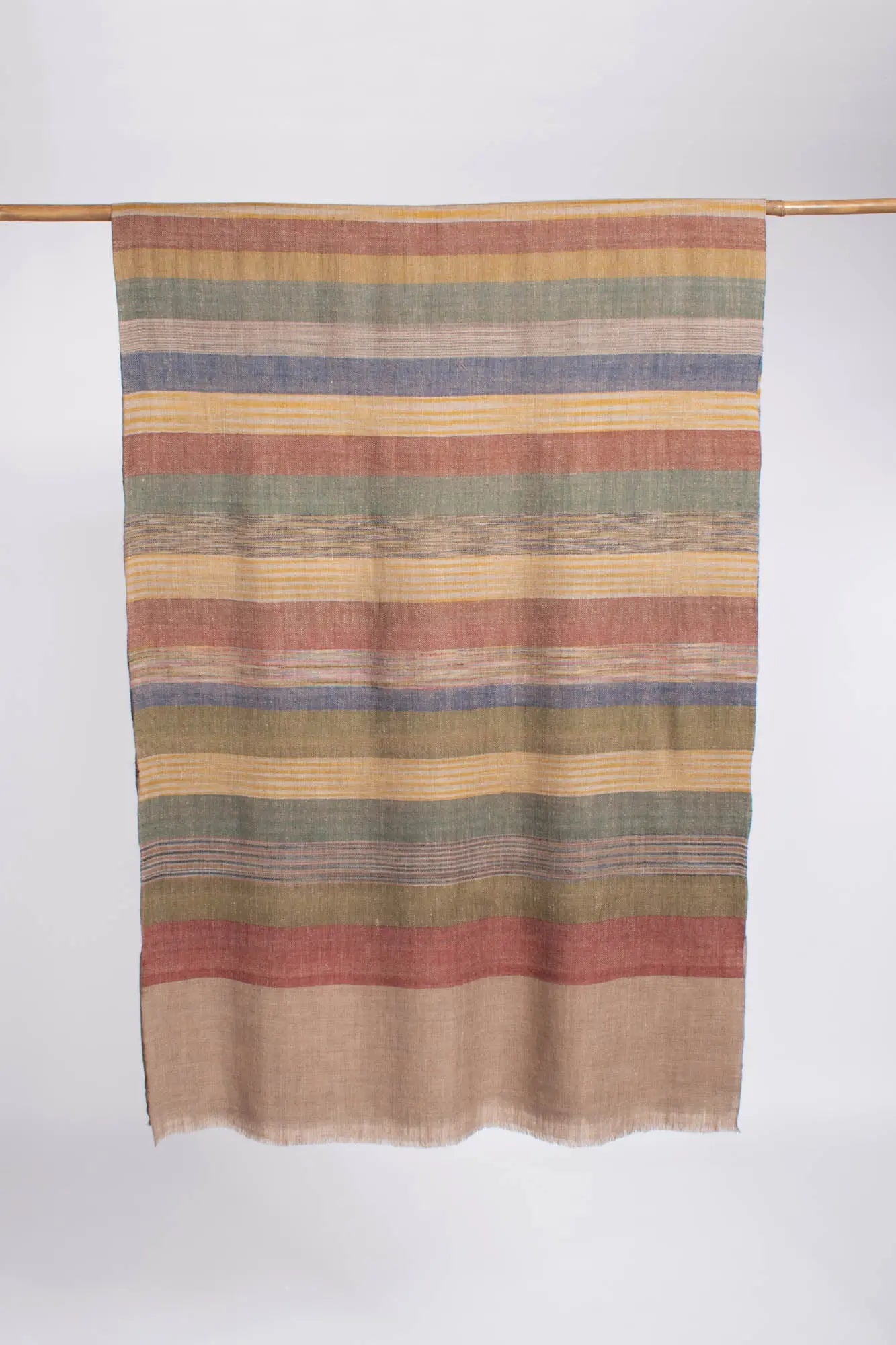 Handcrafted Pure Cashmere Wrap in Multi Colors - WINCHELSEA Shahkaar