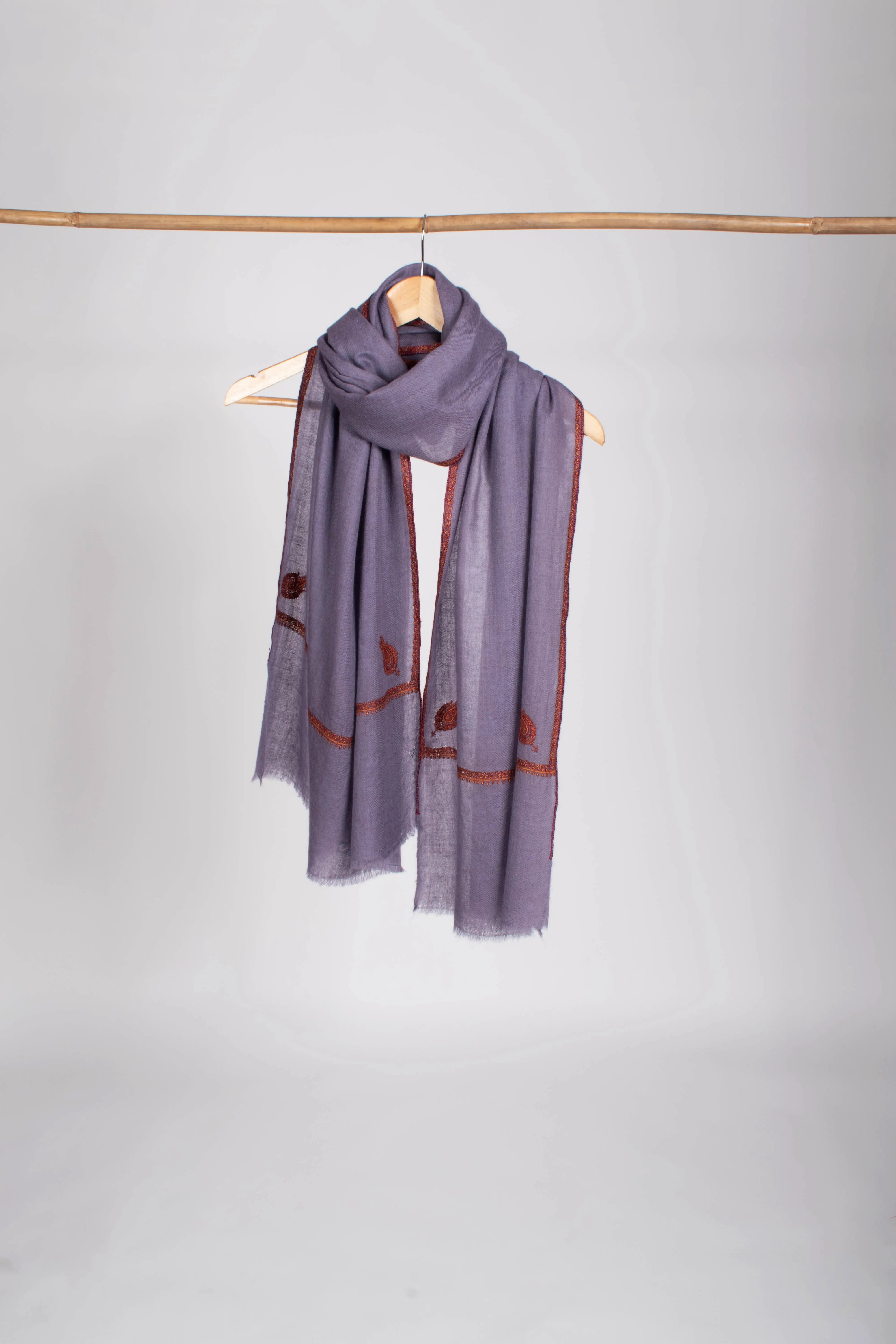 Handloomed Lightweight Cashmere Wrap - LAKELAND Shahkaar