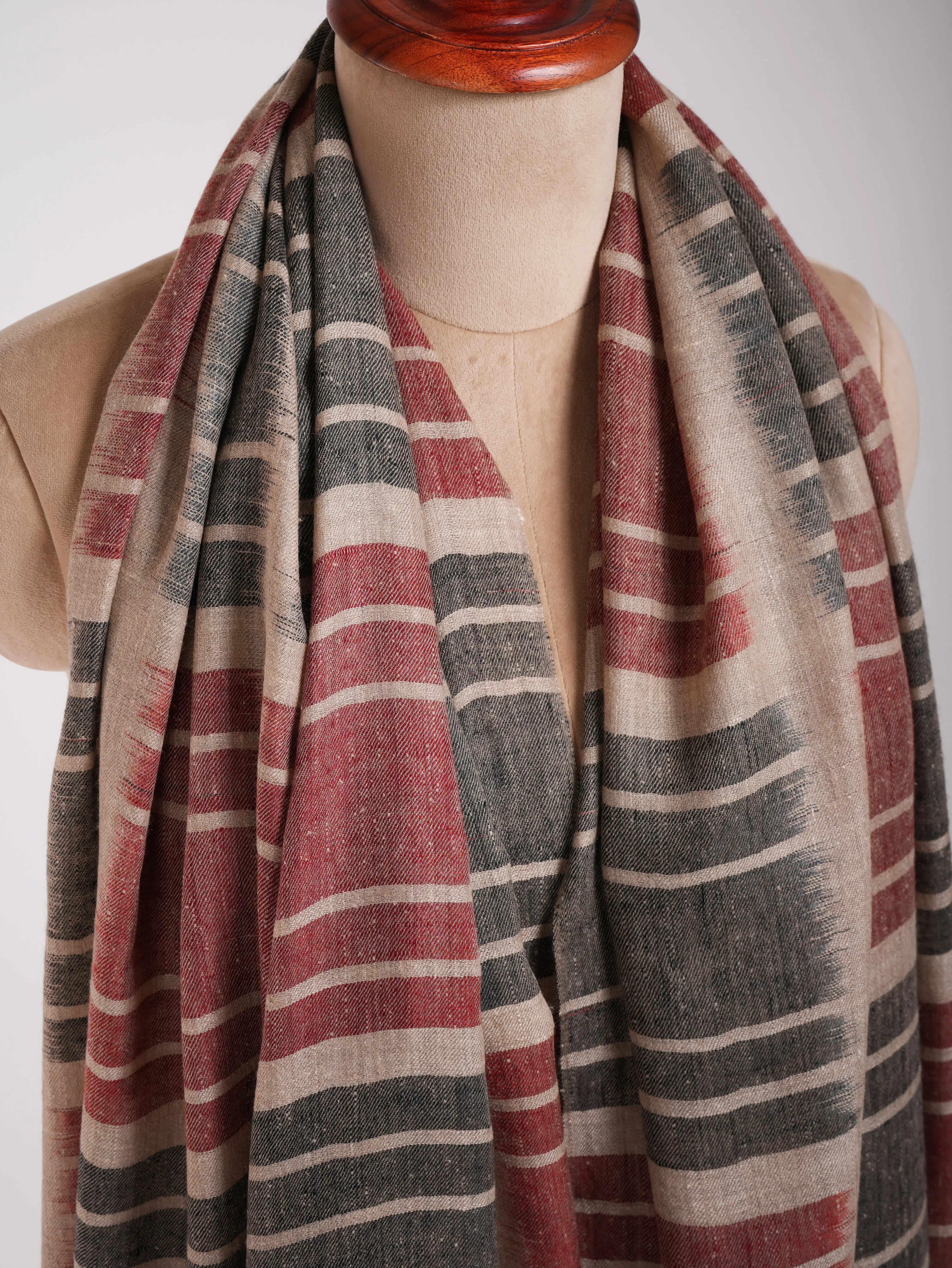 Handloomed Soft Pure Pashmina Shawl Shahkaar