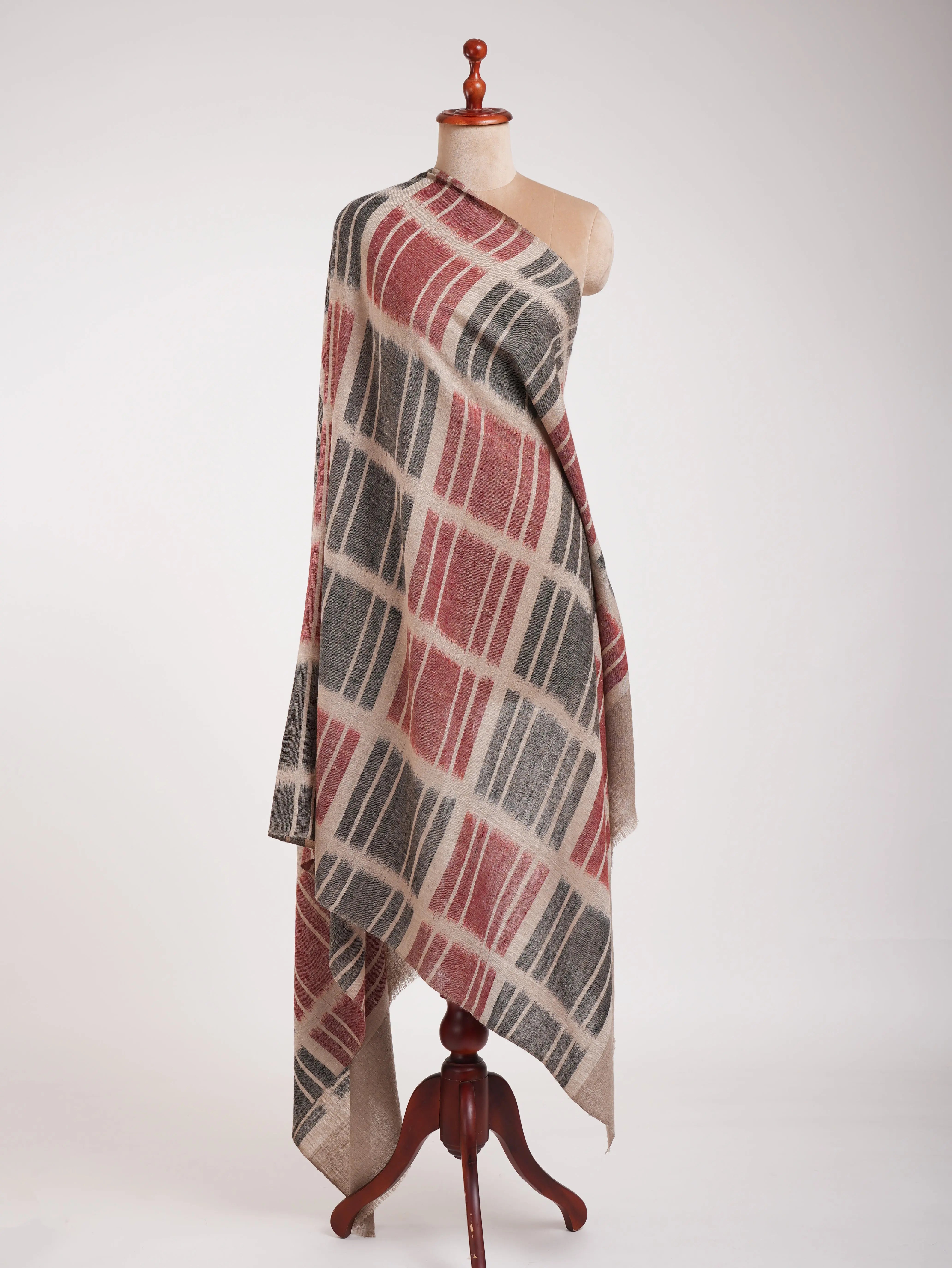 Handloomed Soft Pure Pashmina Shawl Shahkaar