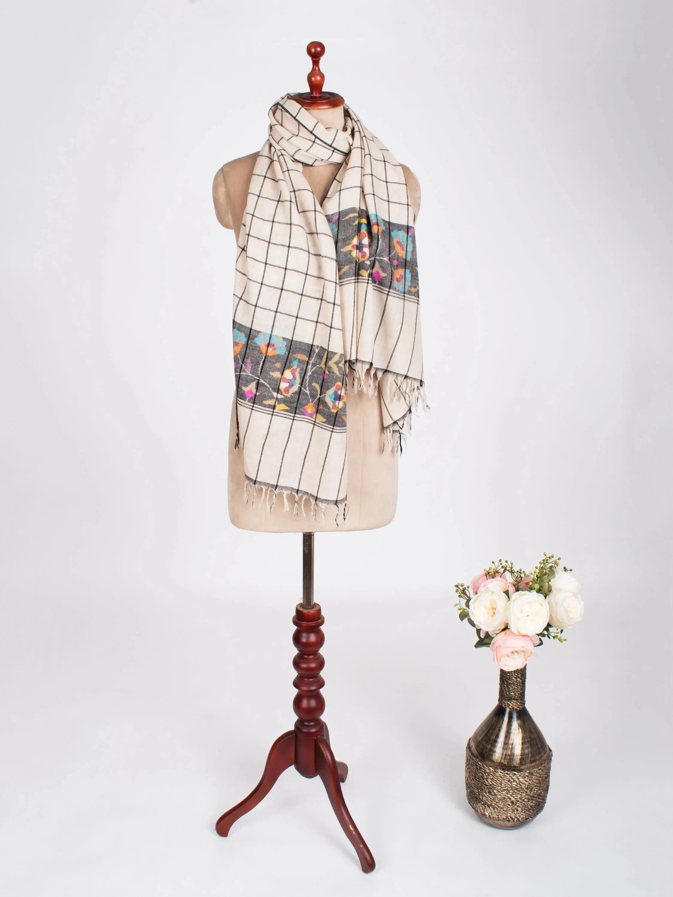 Handmade Kani Woven Wrap Shahkaar