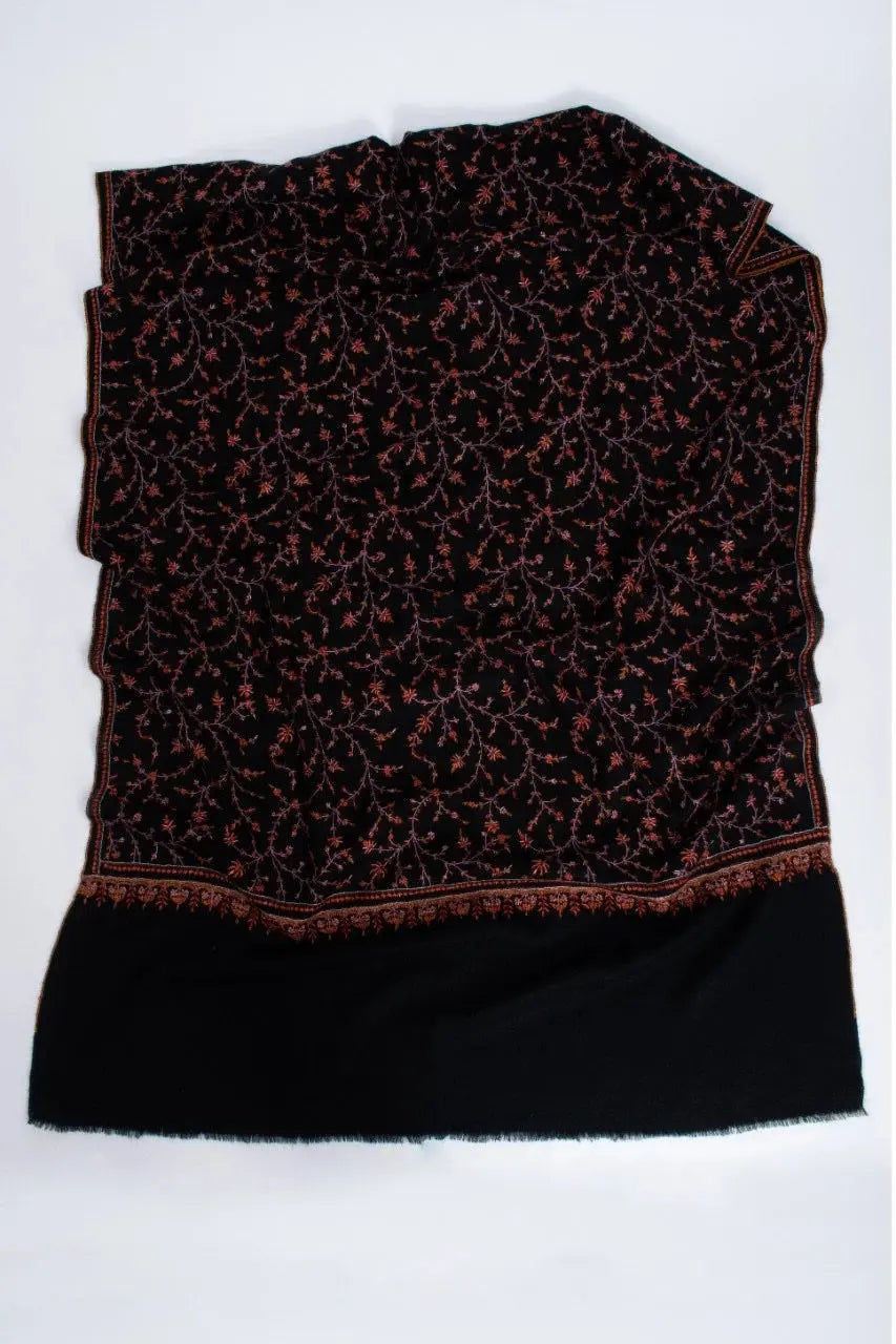 Handmade Pure Pashmina Scarf Shahkaar