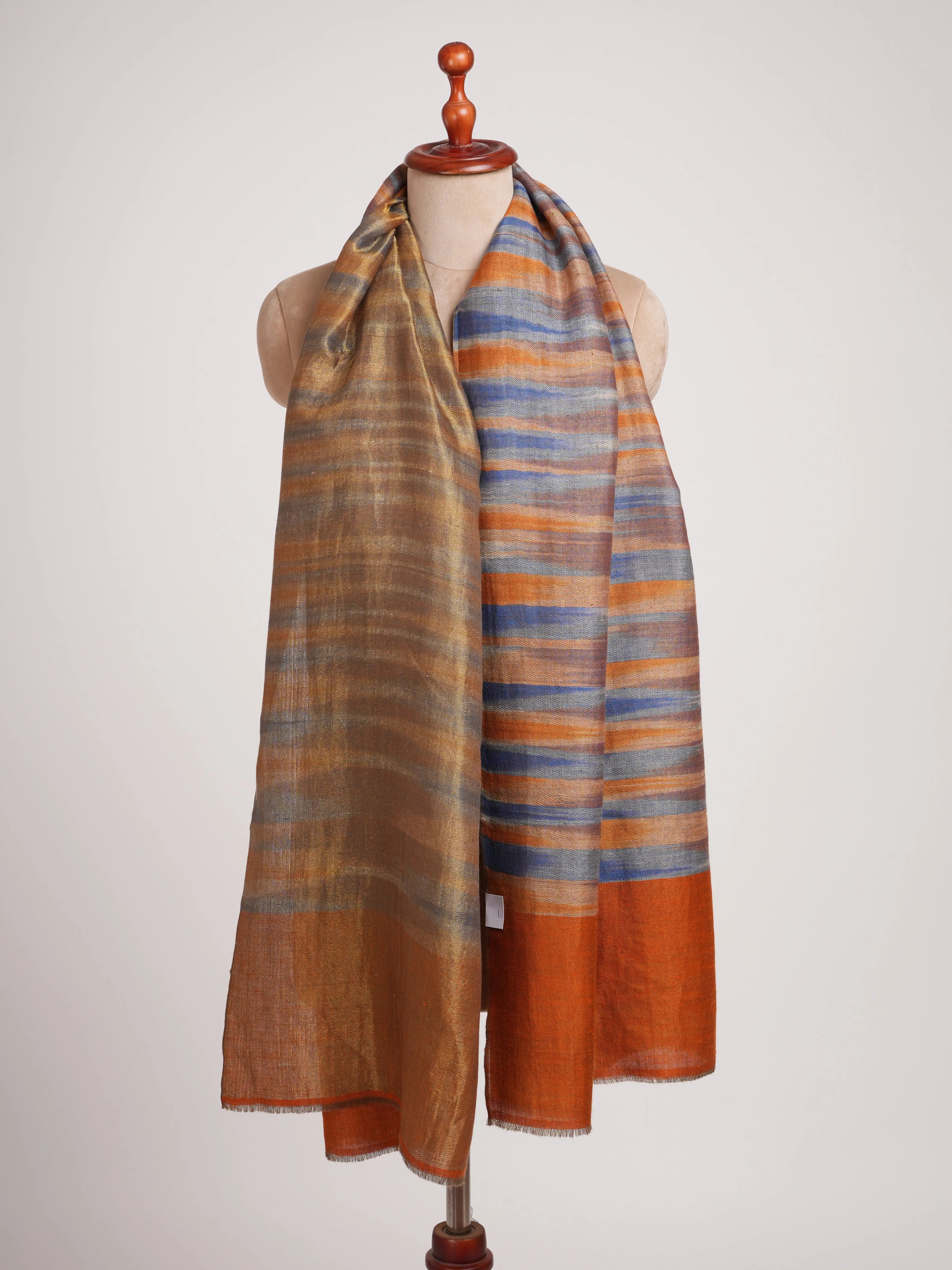 Handwoven Dorukha Cashmere Stole Shahkaar