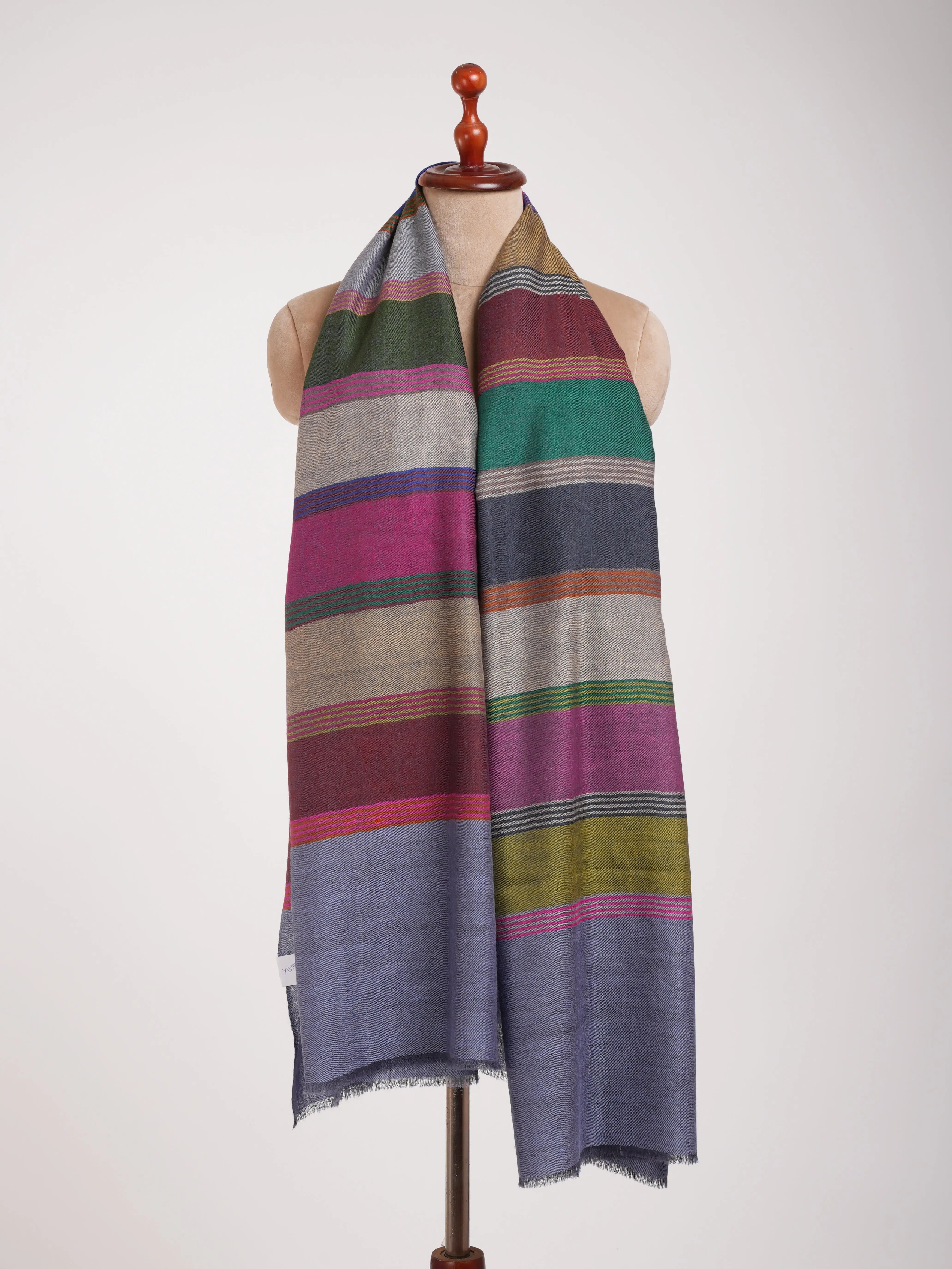 Handwoven Indian Pashmina Shawl Shahkaar