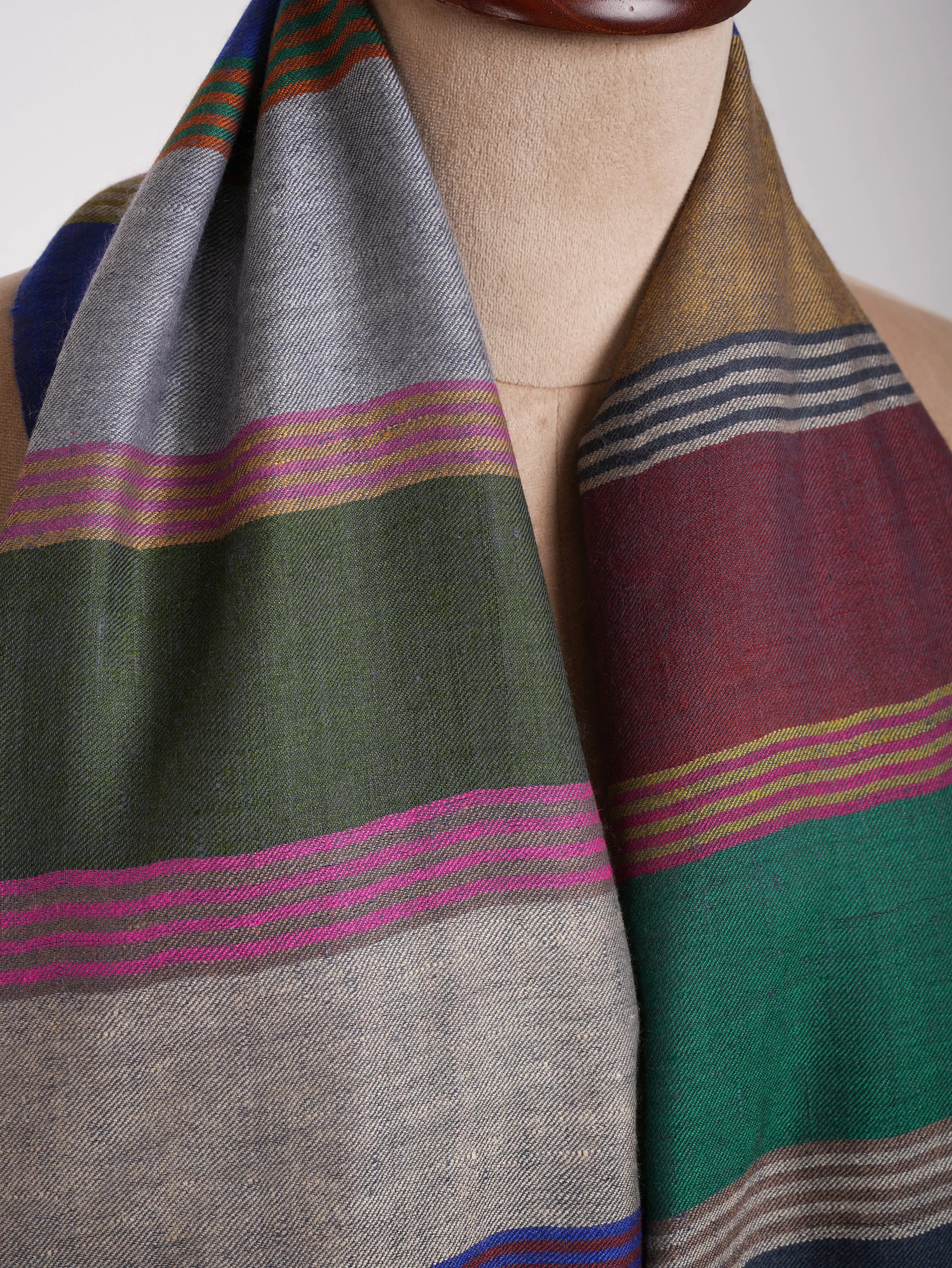 Handwoven Indian Pashmina Shawl Shahkaar
