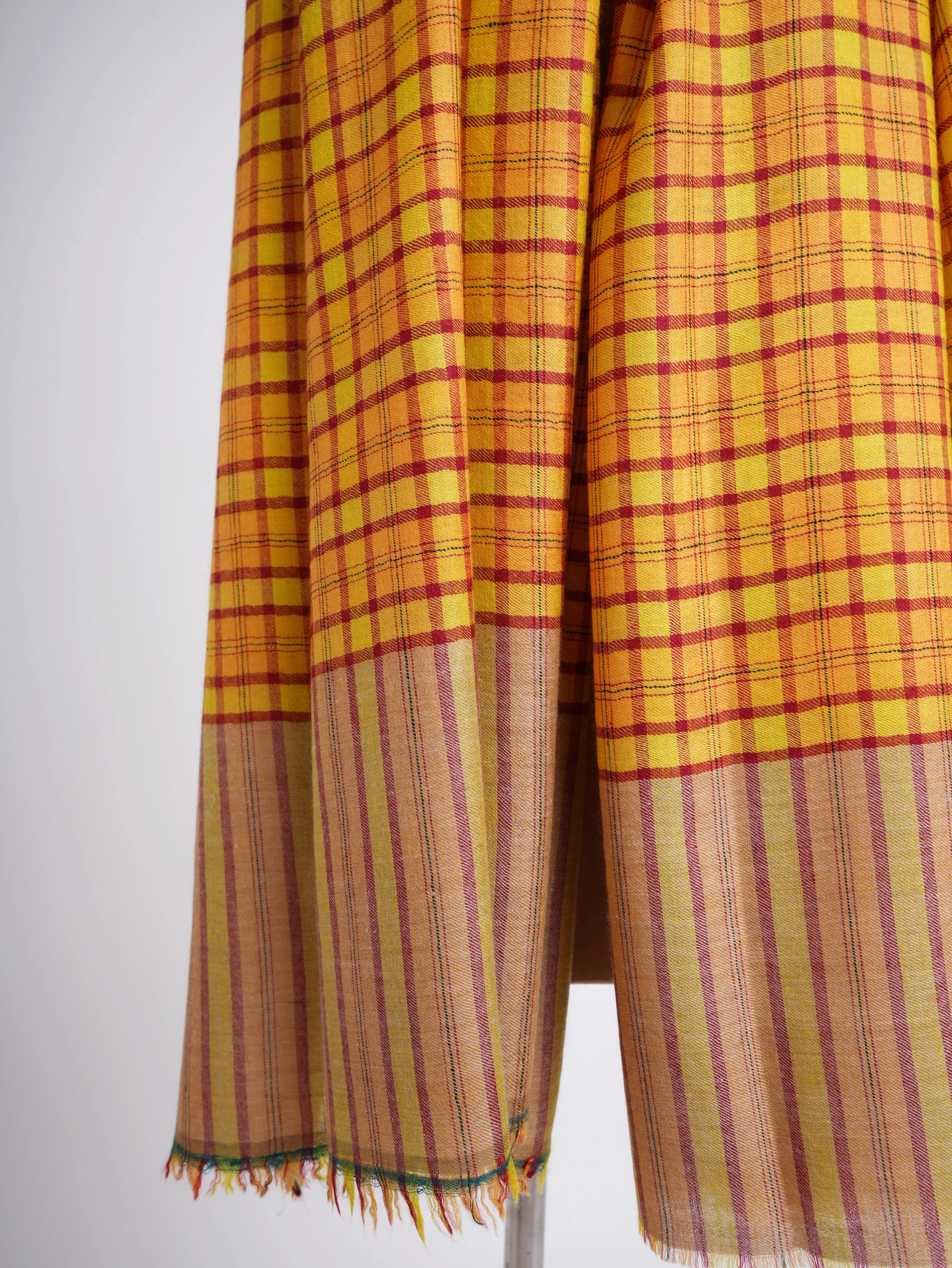 Handwoven Pure Pashmina Shawl from Kashmir Shahkaar