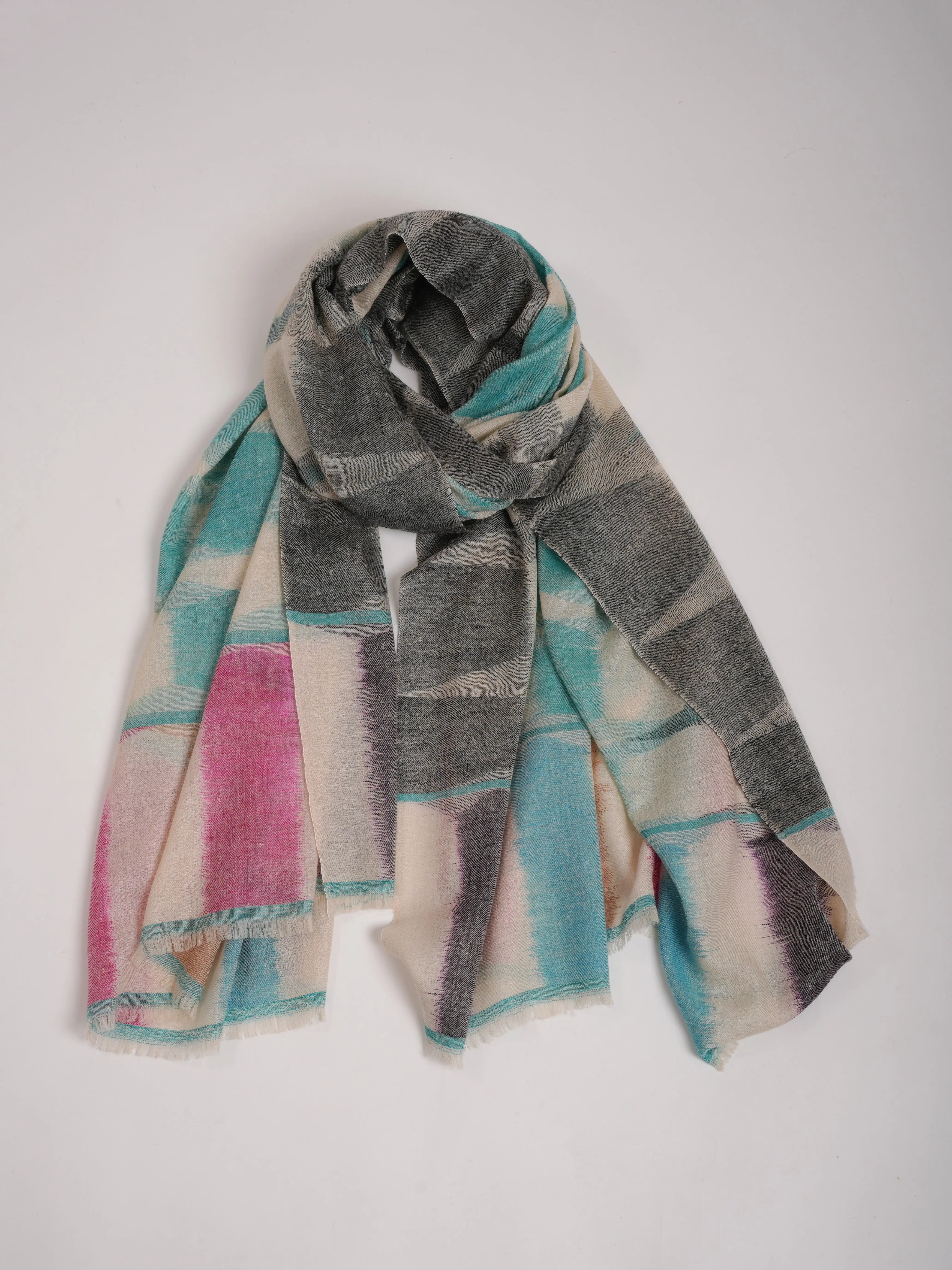 Handwoven Soft Featherlight Pashmina Shawl Shahkaar