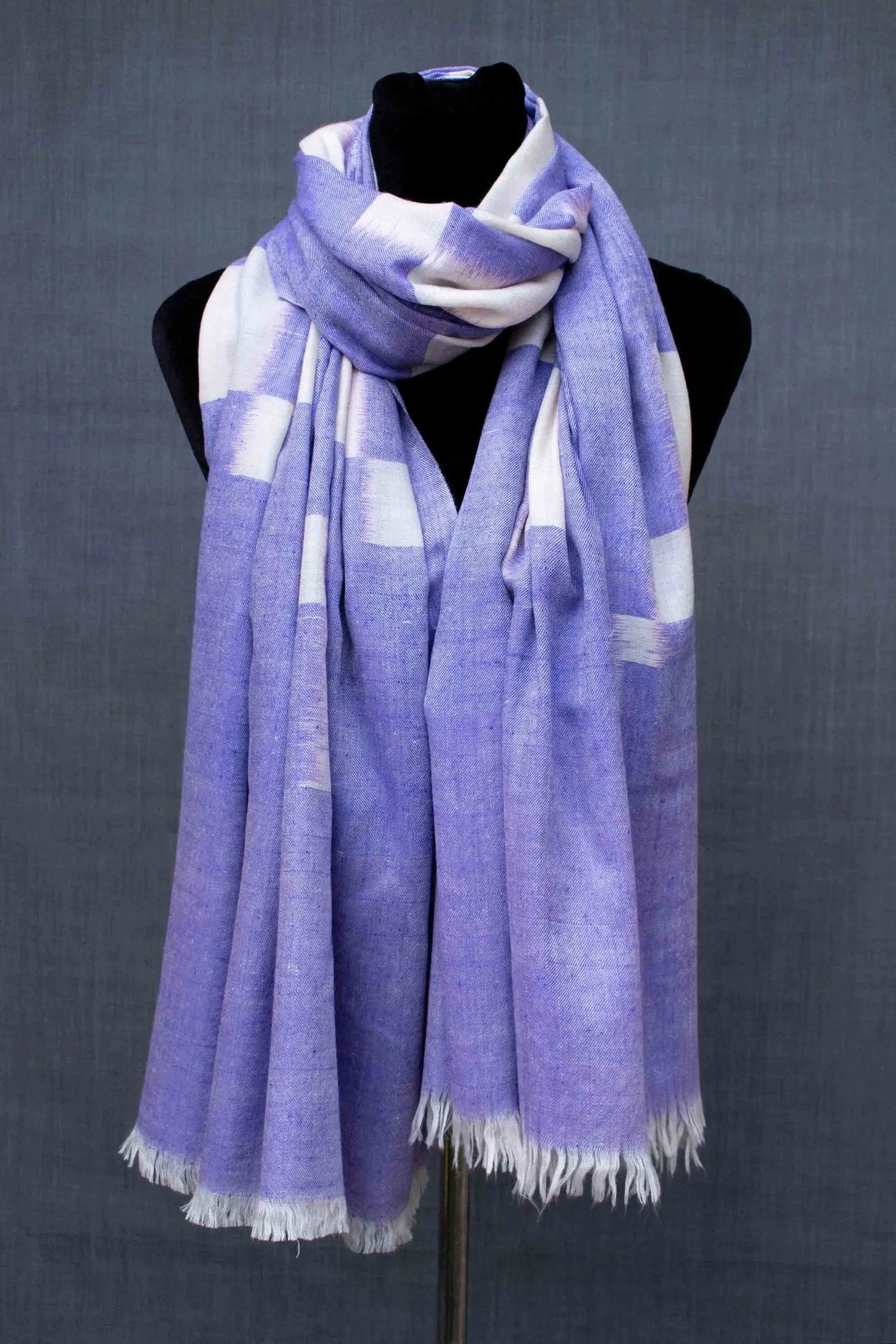 Ikat Design Pashmina Shawl Shahkaar