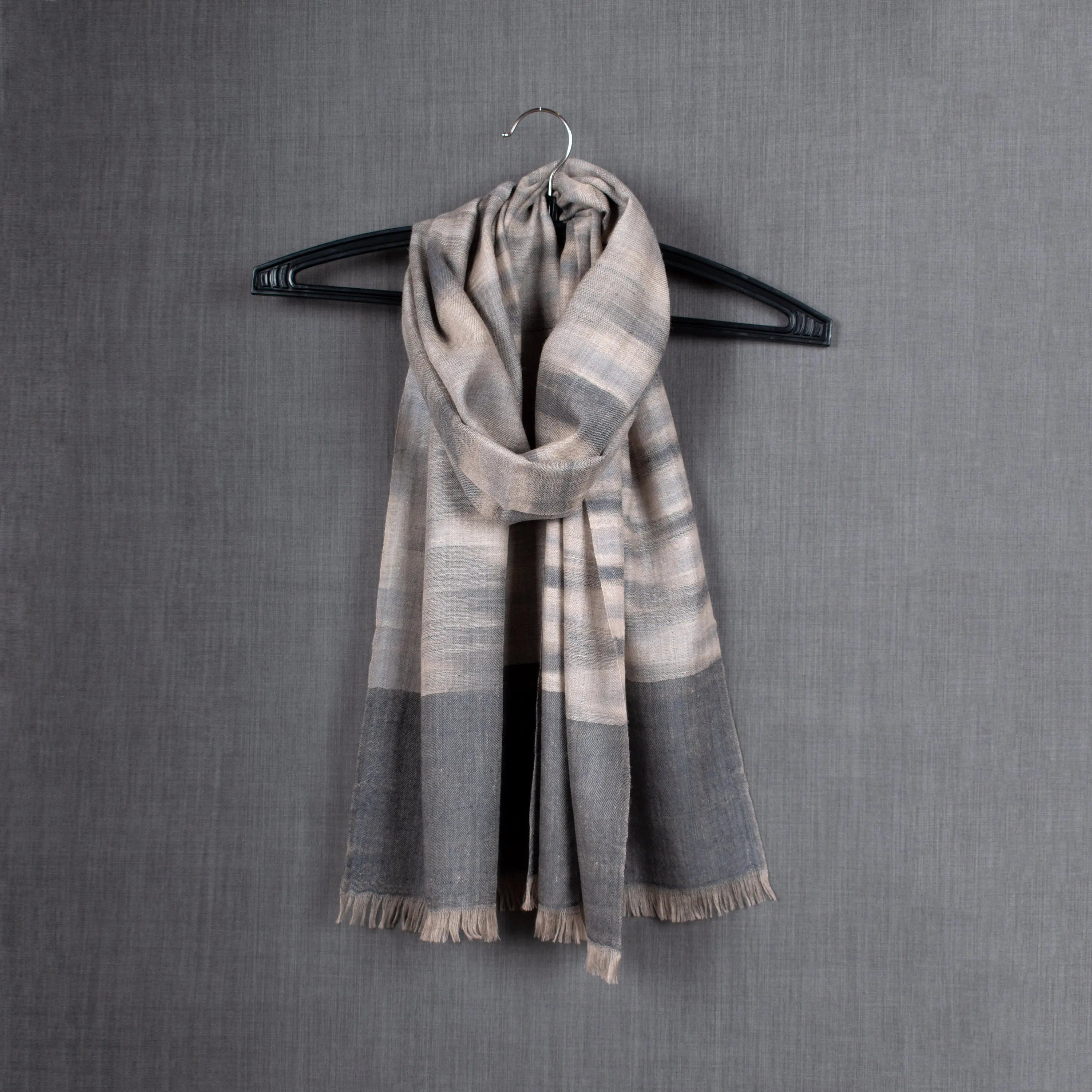 Karsaz Mini Scarf Collection 4 of 12, Pure Pashmina Wrap, Kashmiri Muffler, Special Gifting, 17x70" Shahkaar