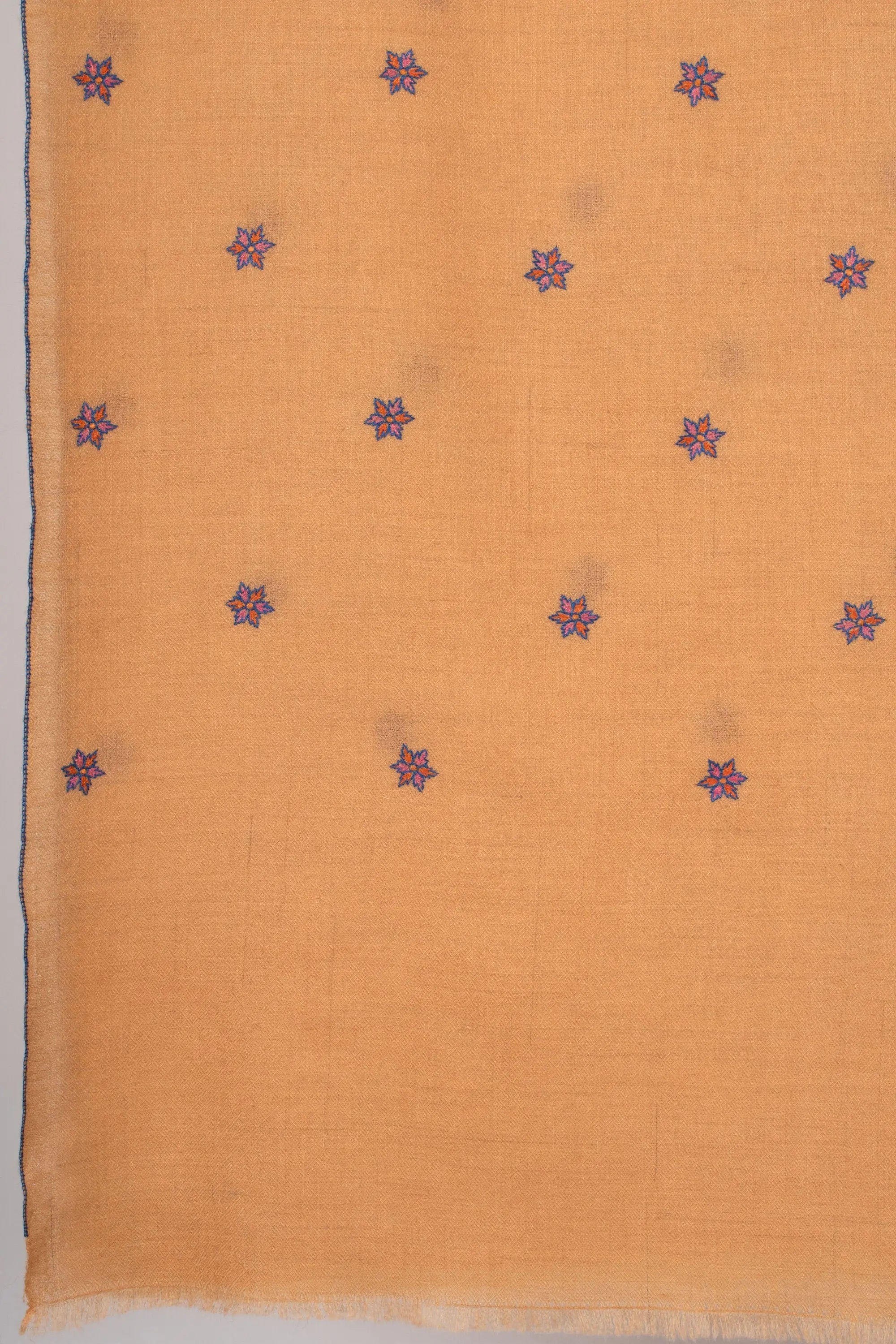 Kashmir Pashmina Star Collection 1 of 5, Hand Embroidered Shawl, Cashmere Wrap, Handwoven, 40x80" Shahkaar