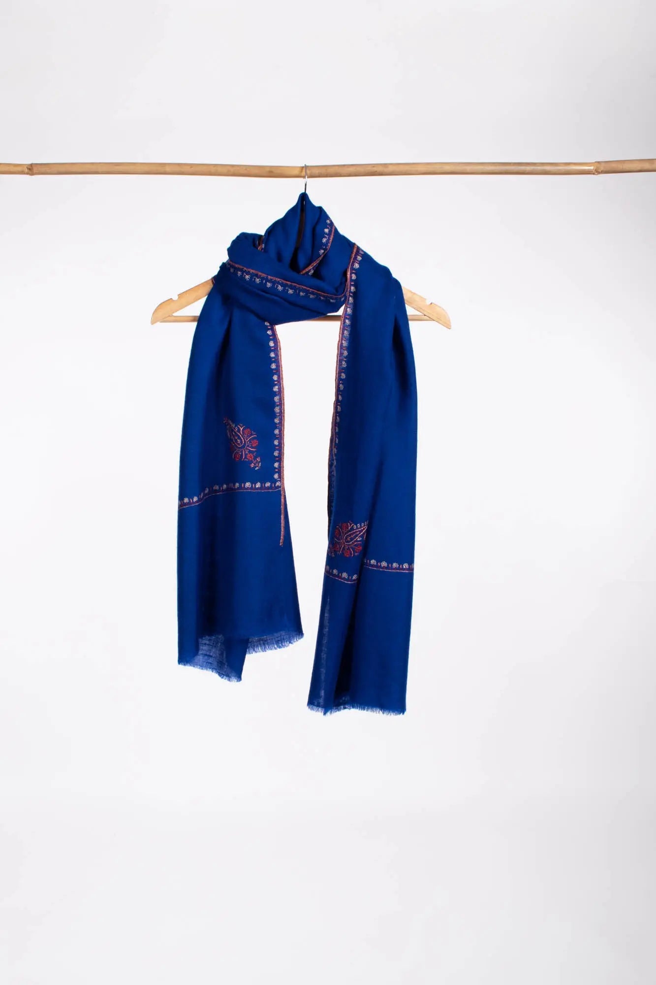 Lightweight Royal Blue Cashmere Scarf - HOPE Shahkaar