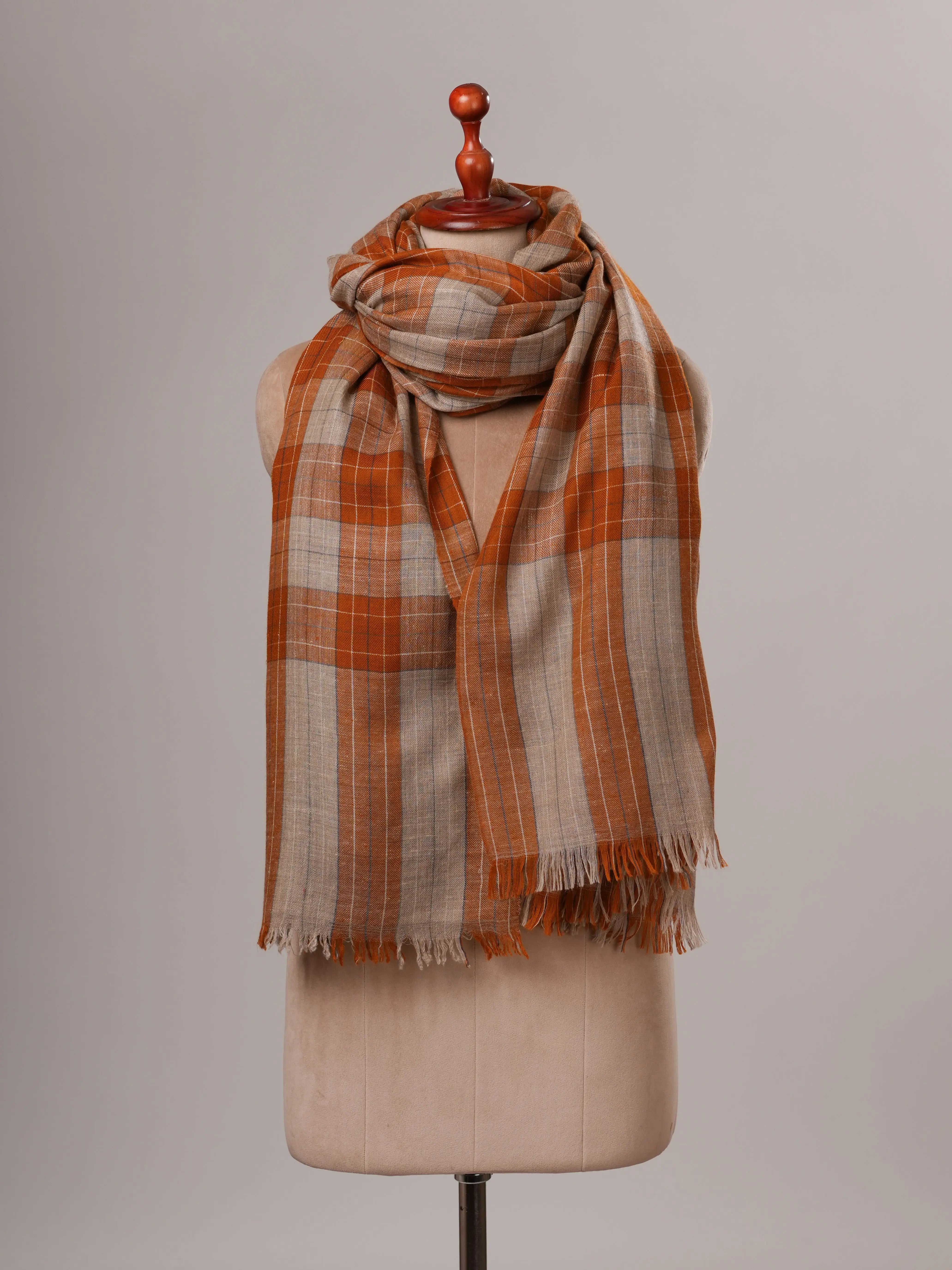 Lightweight Soft Oversized Handwoven Pashmina Shawl Shahkaar