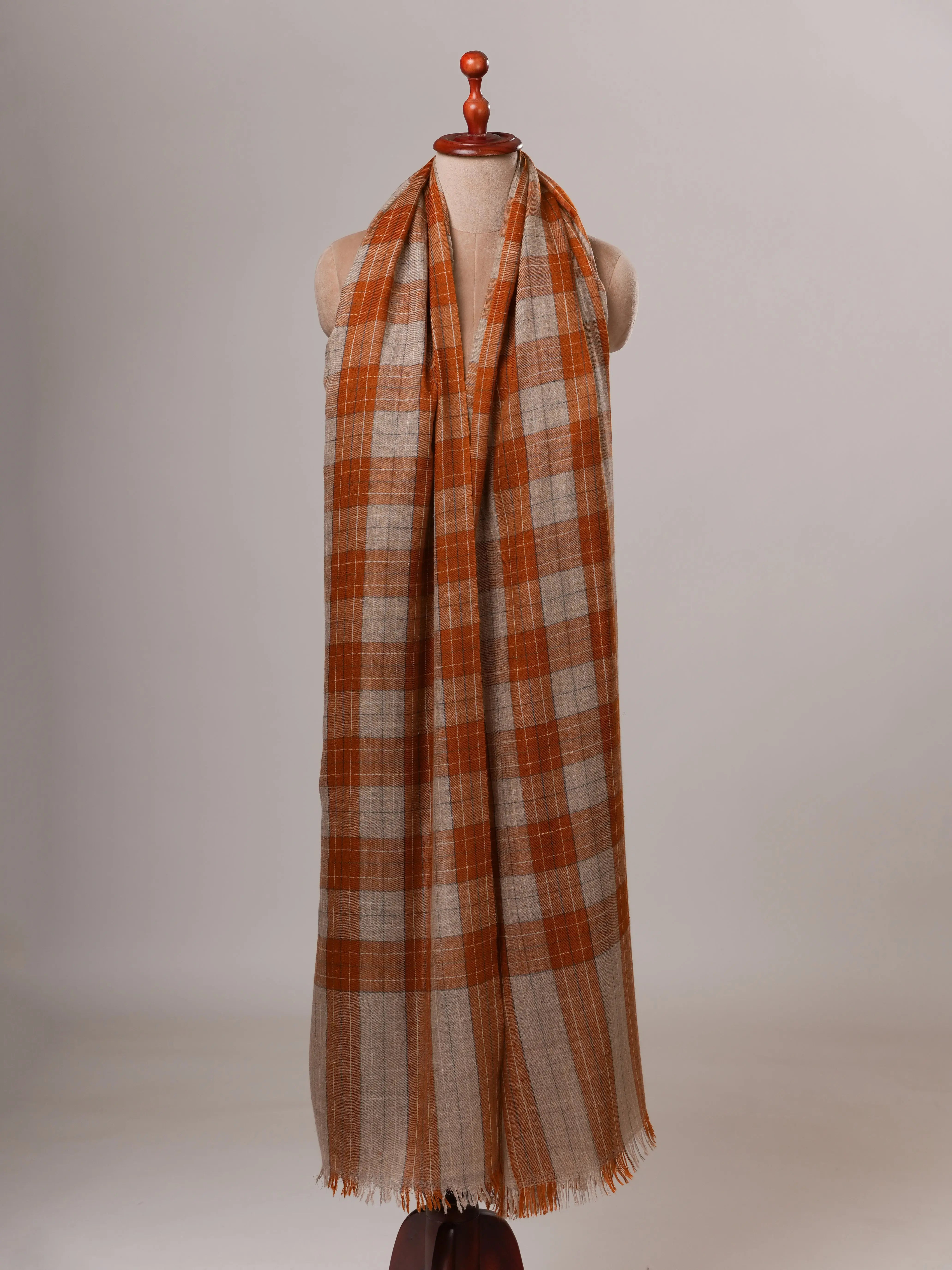 Lightweight Soft Oversized Handwoven Pashmina Shawl Shahkaar