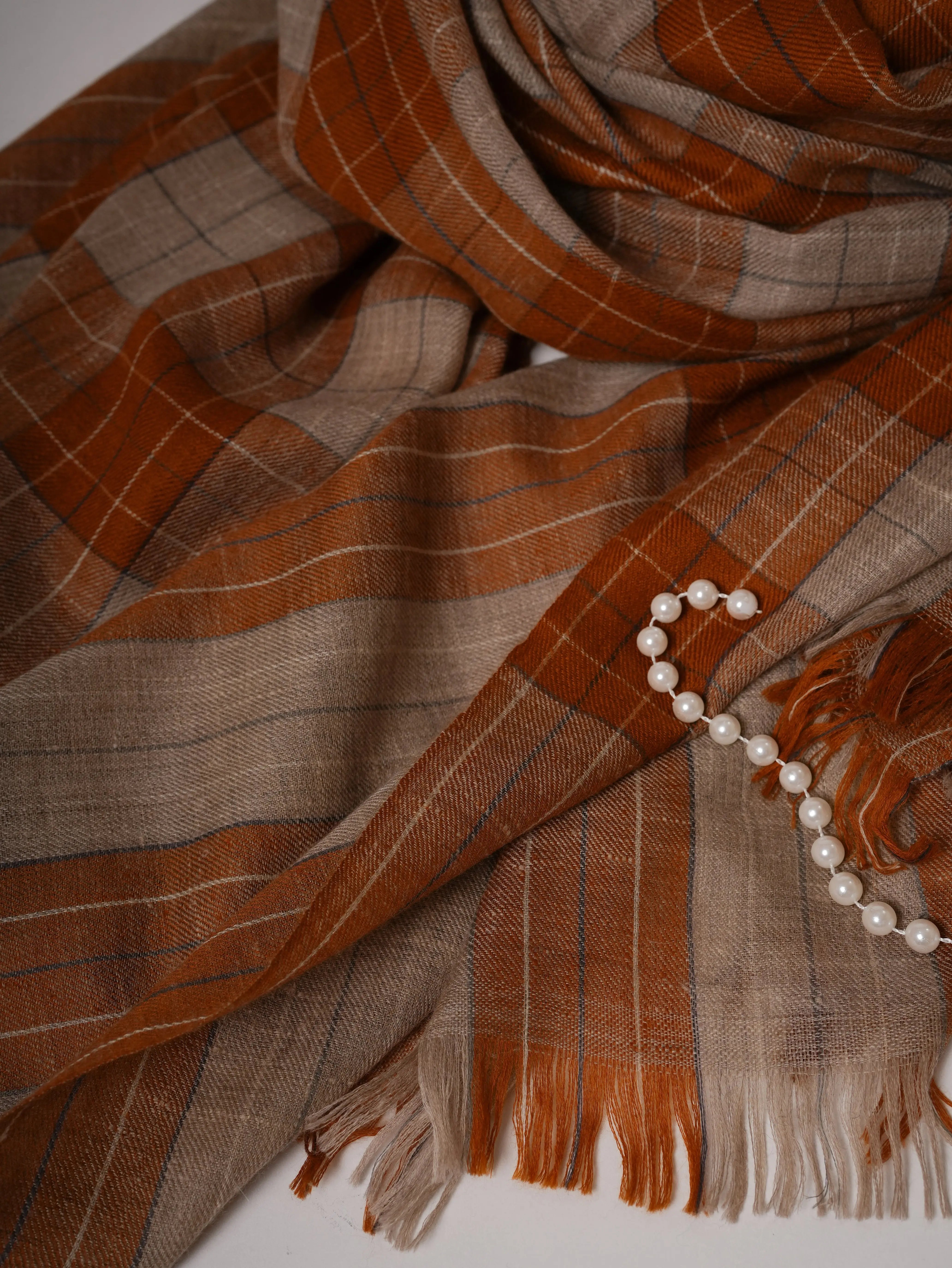 Lightweight Soft Oversized Handwoven Pashmina Shawl Shahkaar