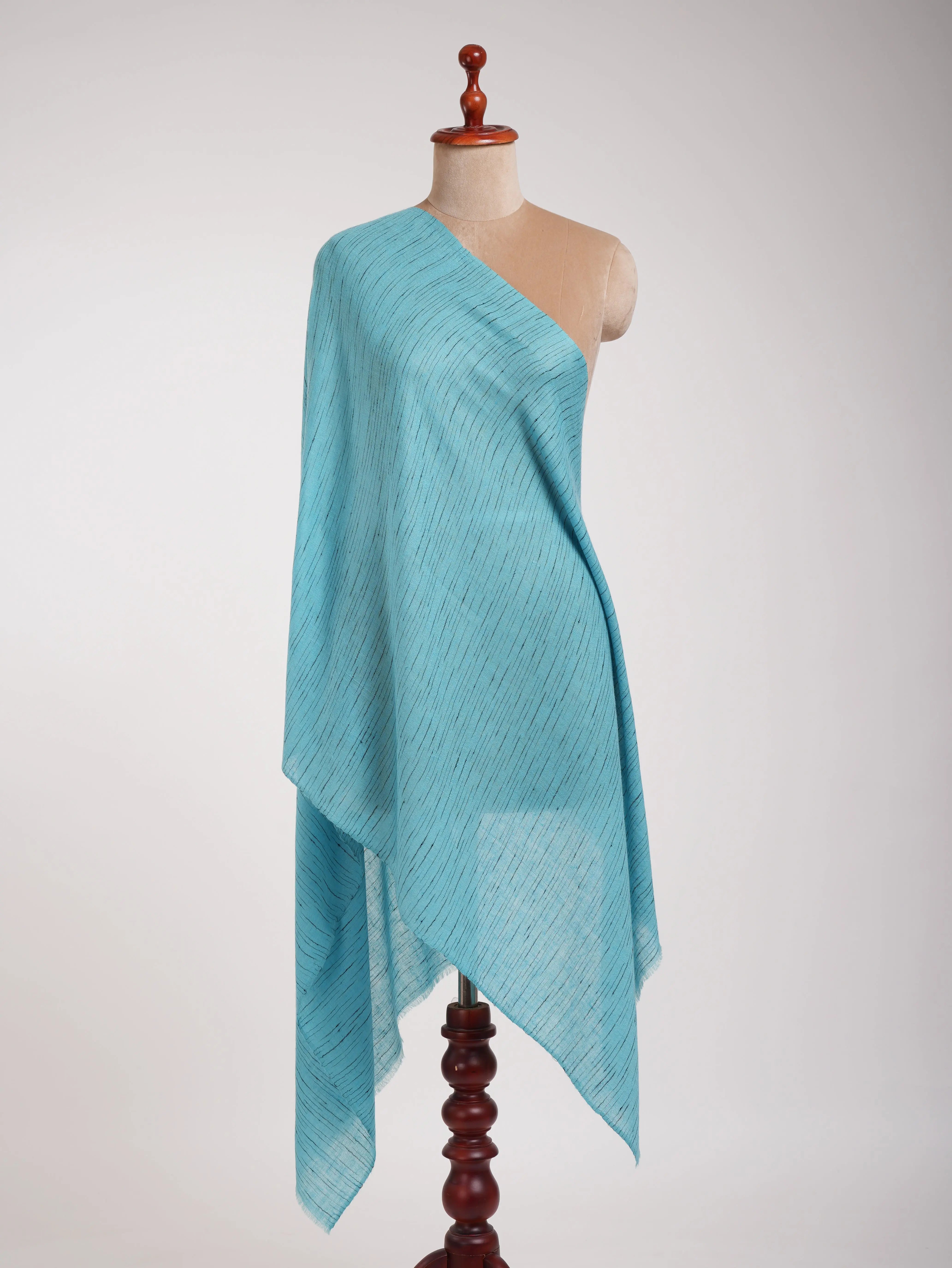 Minimalistic Stripe Festival Cashmere Scarf Shahkaar