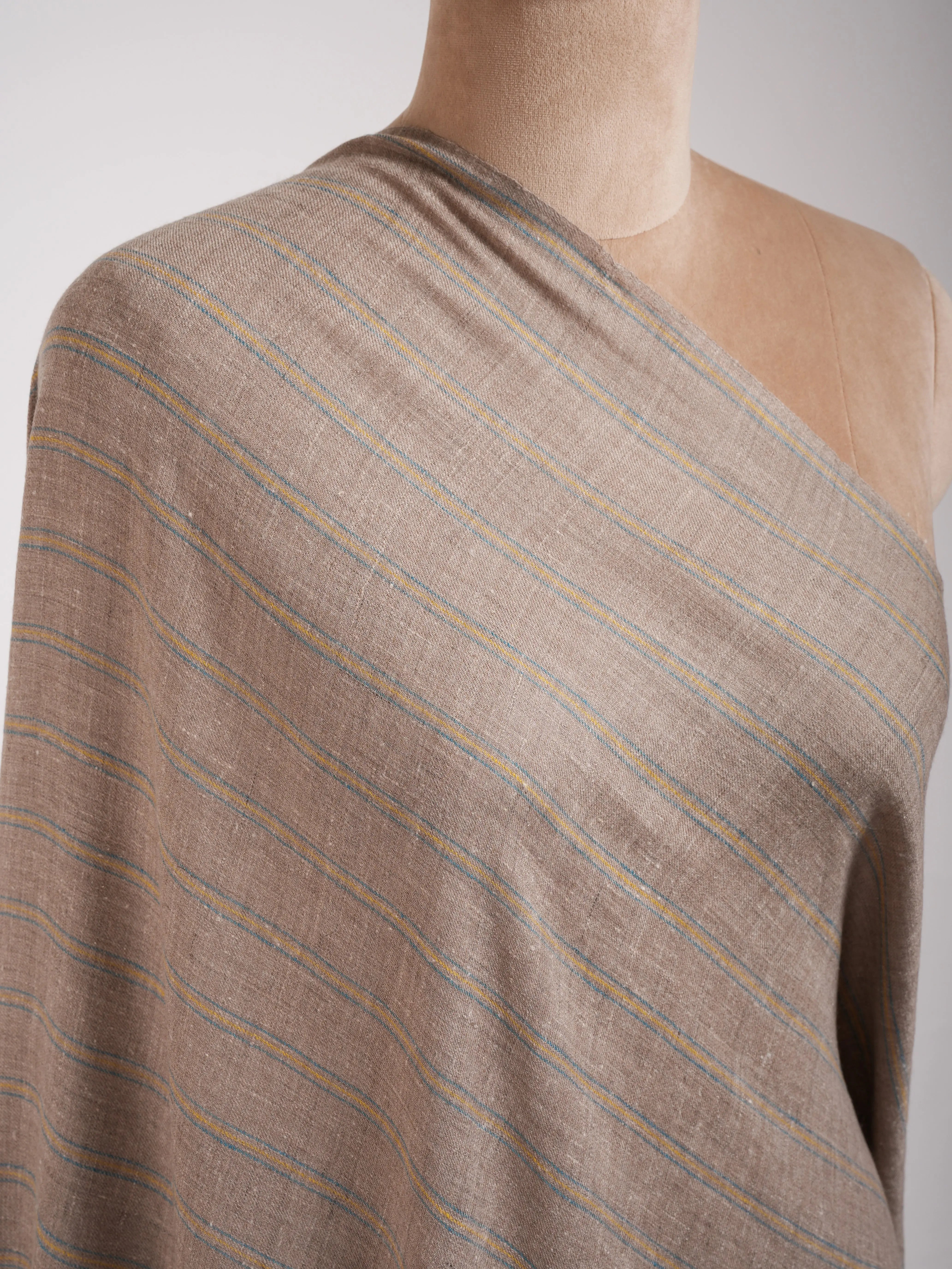 Minimalistic Stripe Pure Pashmina Handwoven Shawl Shahkaar